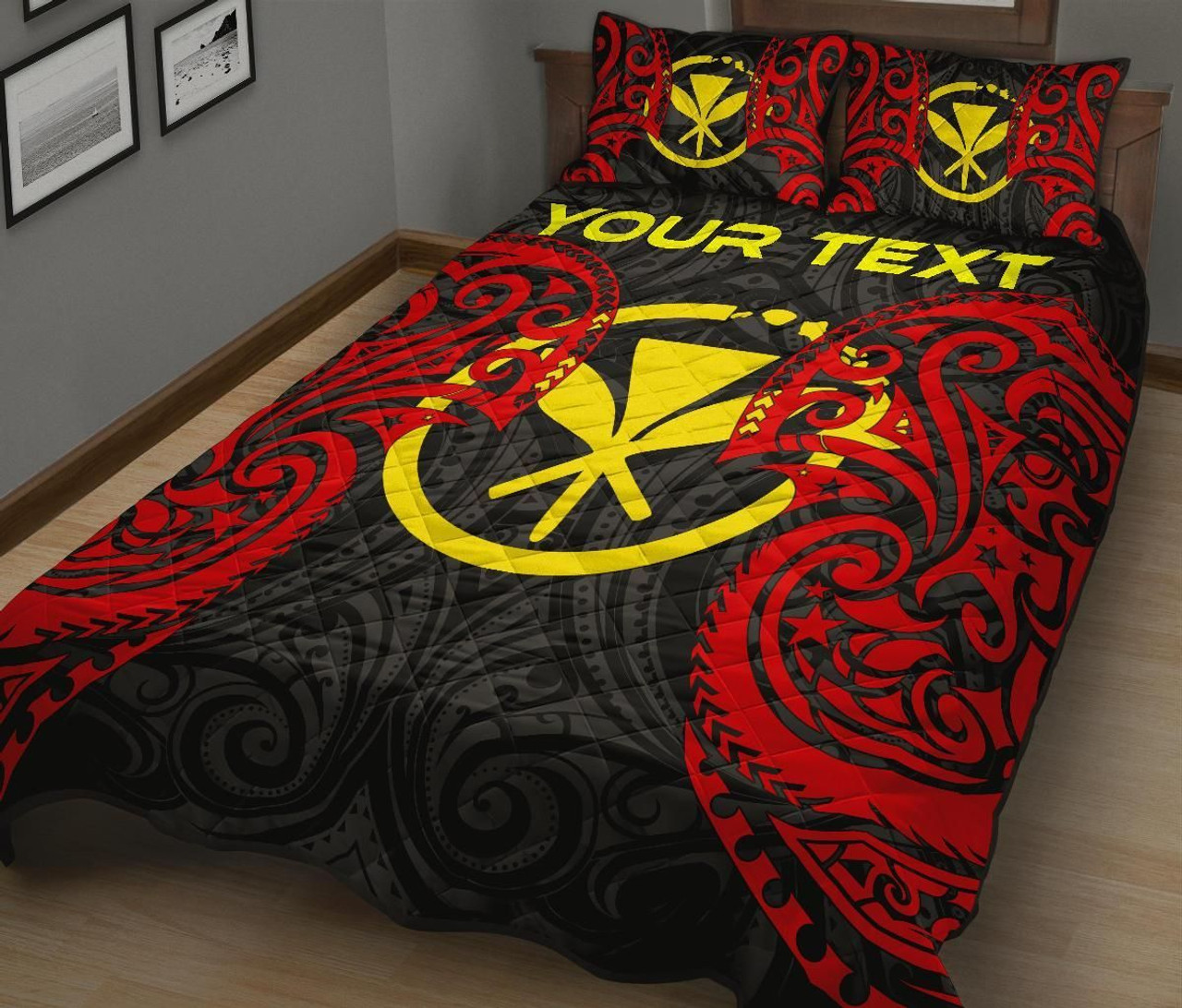 Polynesian Custom Personalised Hawaii Quilt Bed Set - Hawaiian Spirit 2