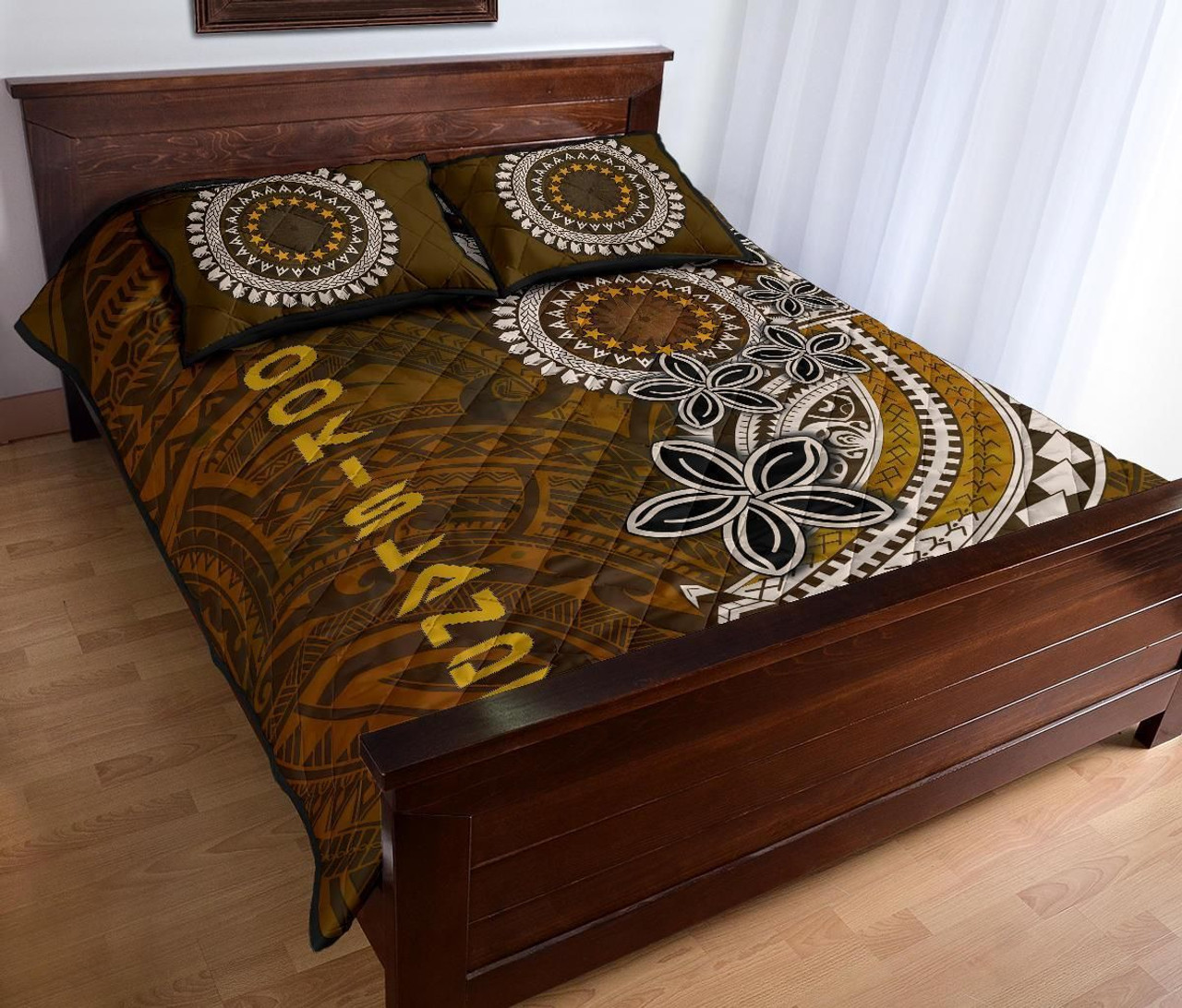 Cook Islands Quilt Bed Sets - Polynesian Boar Tusk 1