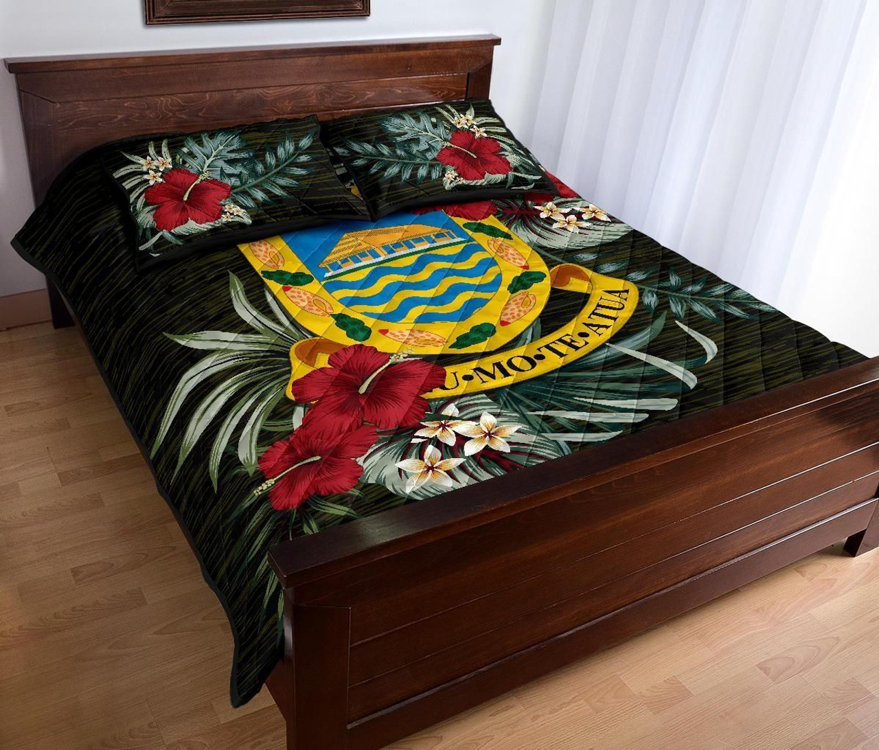 Tuvalu Polynesian Quilt Bed Set - Special Hibiscus 3