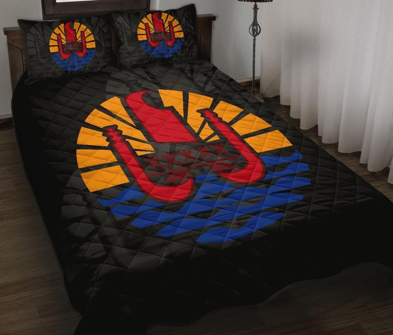 Tahiti Polynesian Quilt Bed Set 1