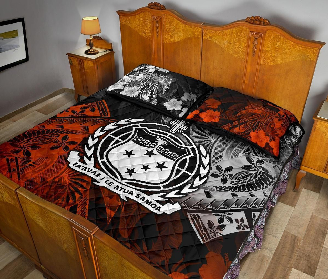Samoa Polynesian Quilt Bed Set - Vintage Polynesian Style 4