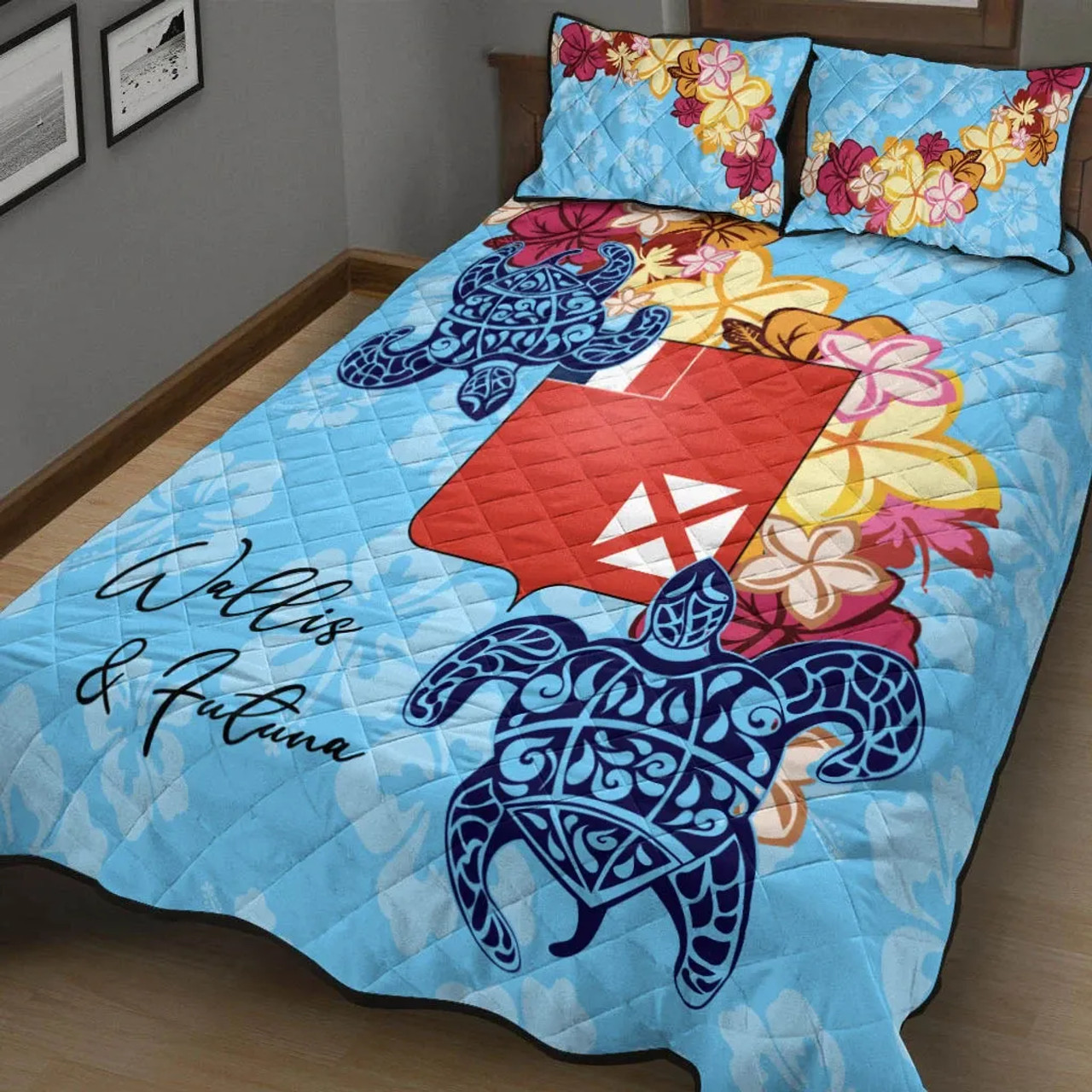 Wallis and Futuna Quilt Bed Set - Tropical Style 3