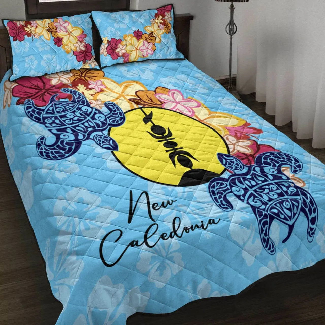 New Caledonia Quilt Bed Set - Tropical Style 1
