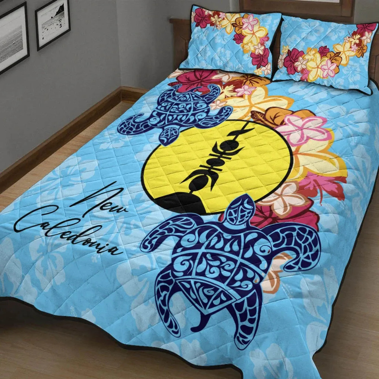 New Caledonia Quilt Bed Set - Tropical Style 3