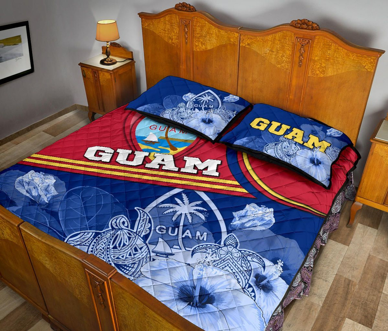 Guam Polynesian Quilt Bed Set - Land of the Chamorros 4