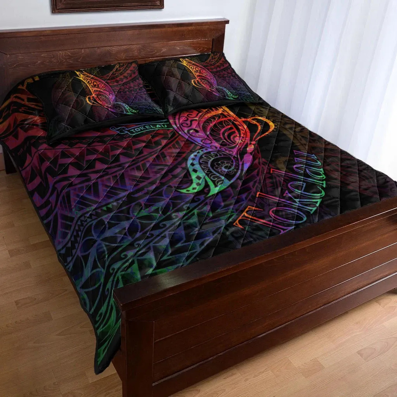 Tokelau Quilt Bed Set - Butterfly Polynesian Style 3