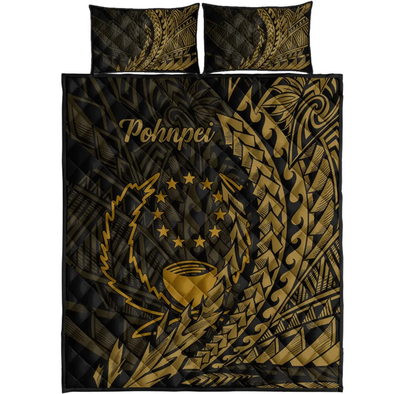 Pohnpei Quilt Bed Set - Wings Style 5