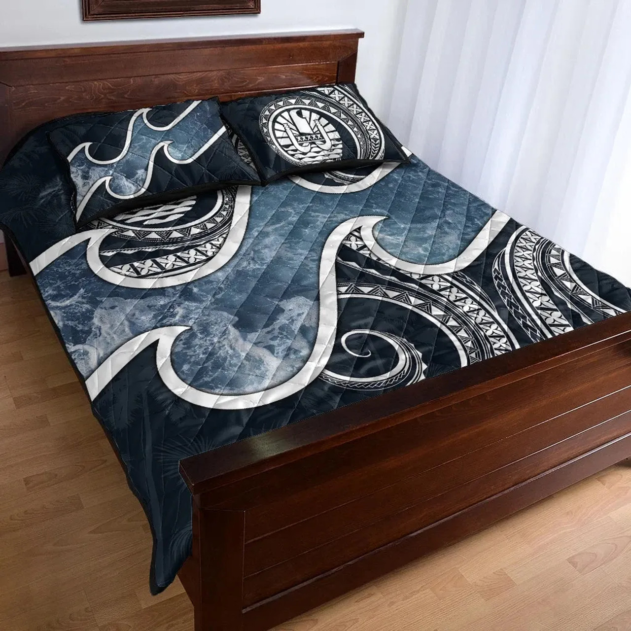 Tahiti Polynesian Quilt Bed Set - Ocean Style 3