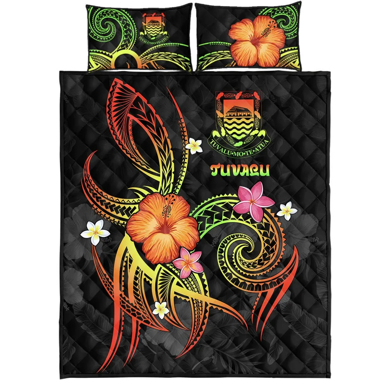Tuvalu Polynesian Quilt Bed Set - Legend of Tuvalu (Reggae) 4
