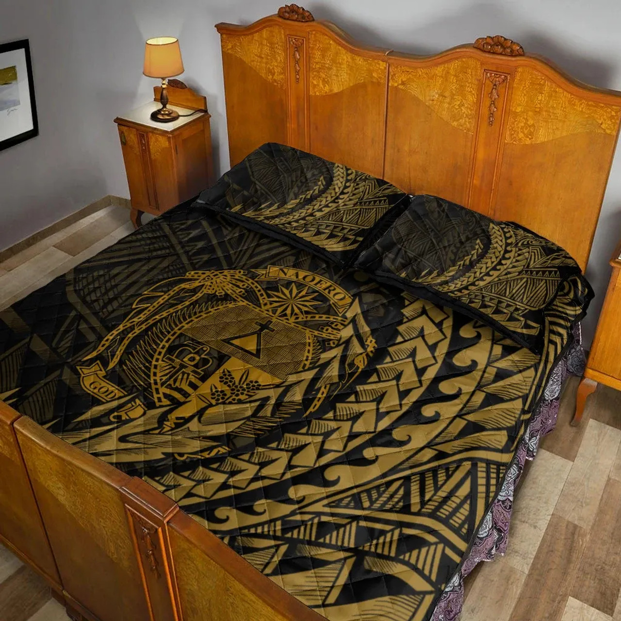 Nauru Quilt Bed Set - Wings Style 4