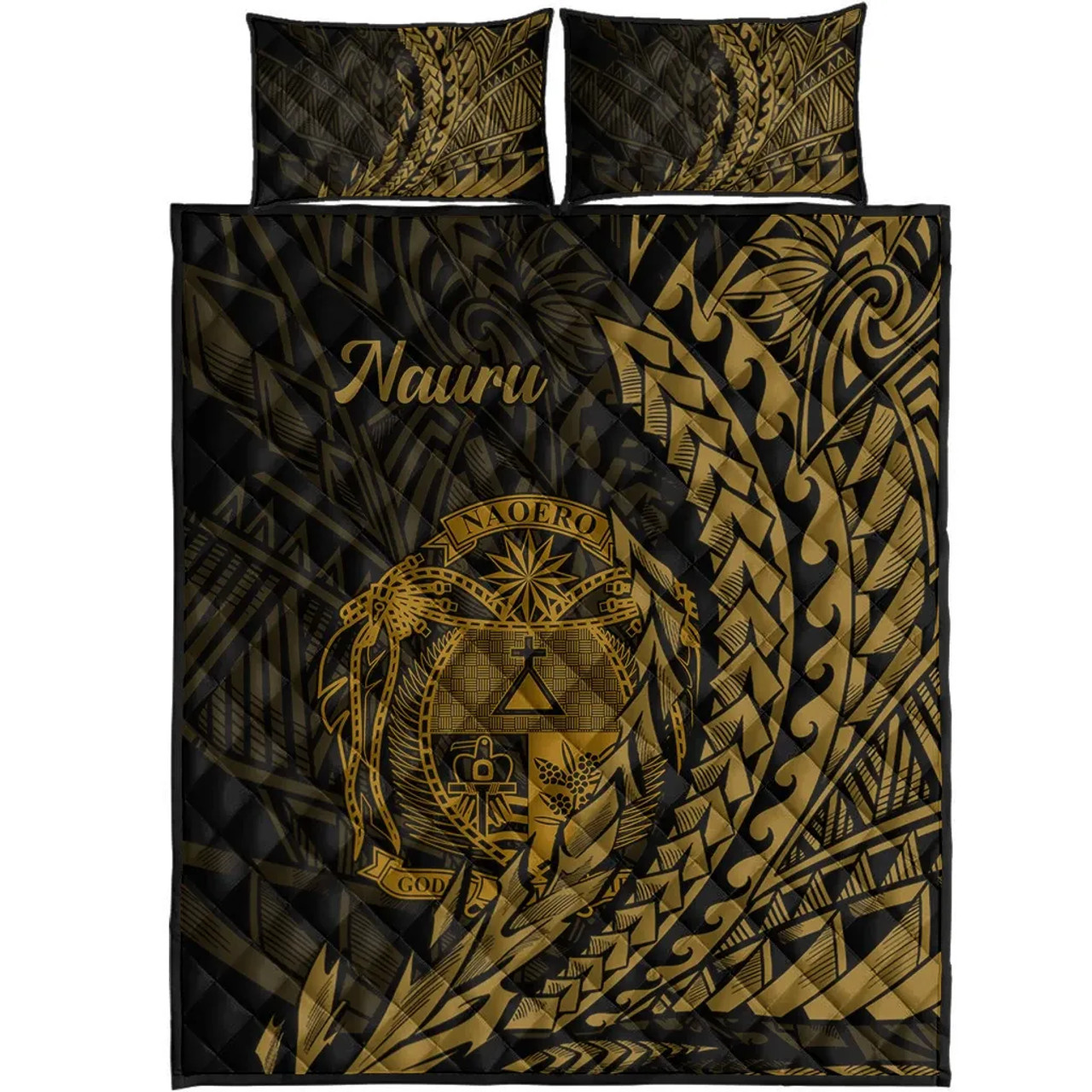 Nauru Quilt Bed Set - Wings Style 5