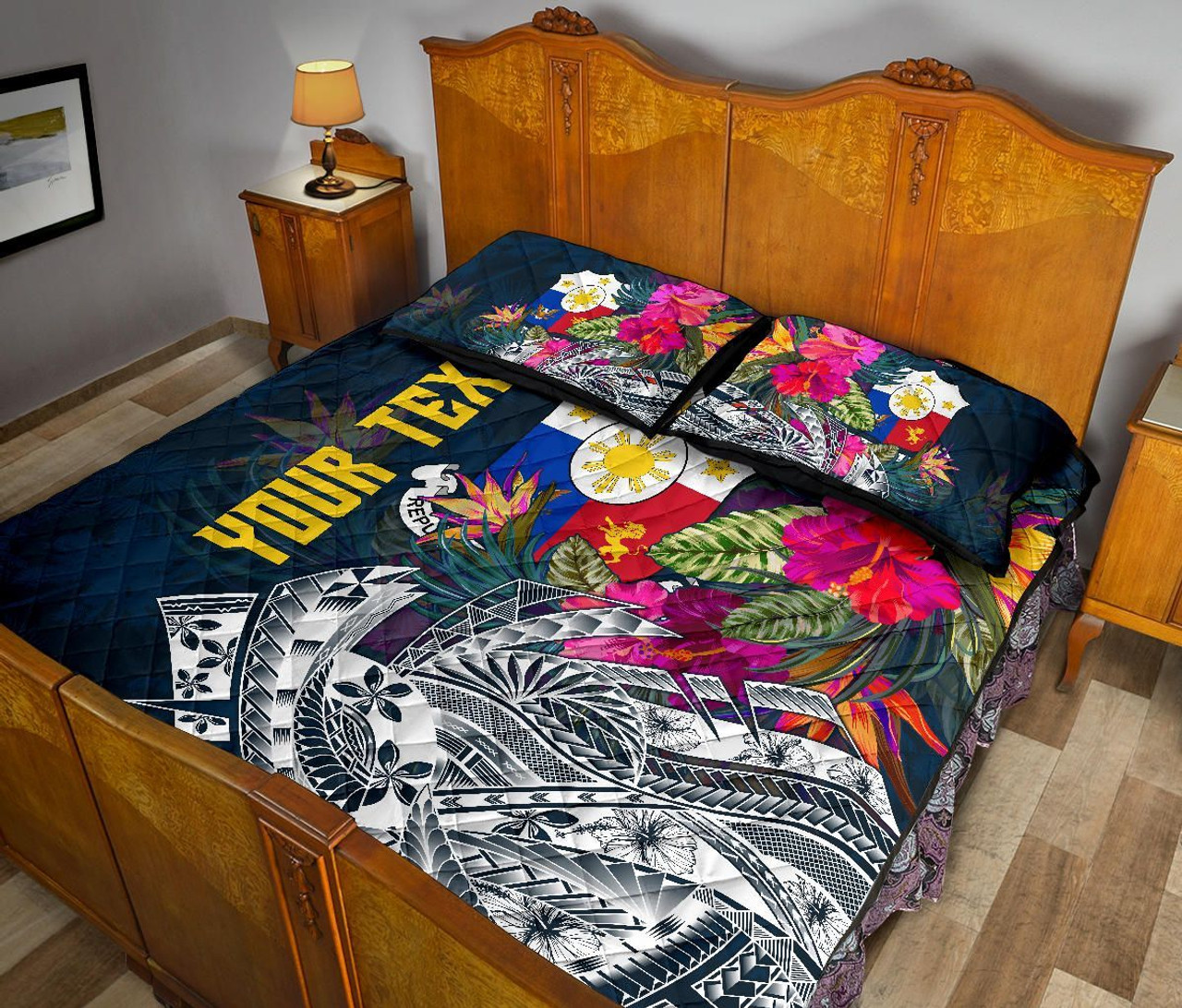 The Philippines Personalised Quilt Bed Set - Summer Vibes 4