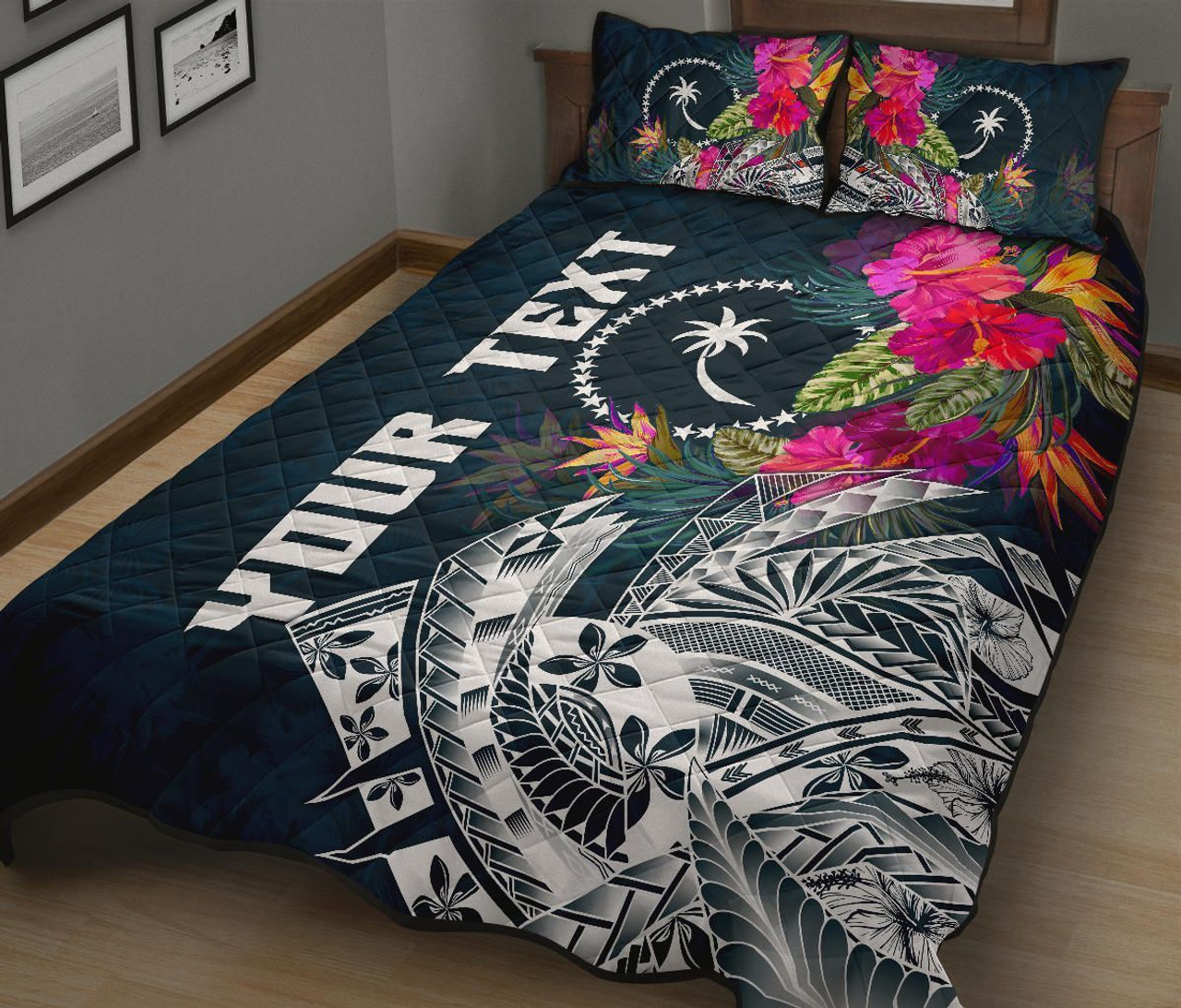 Chuuk Custom Personalised Quilt Bed Set - Summer Vibes 2