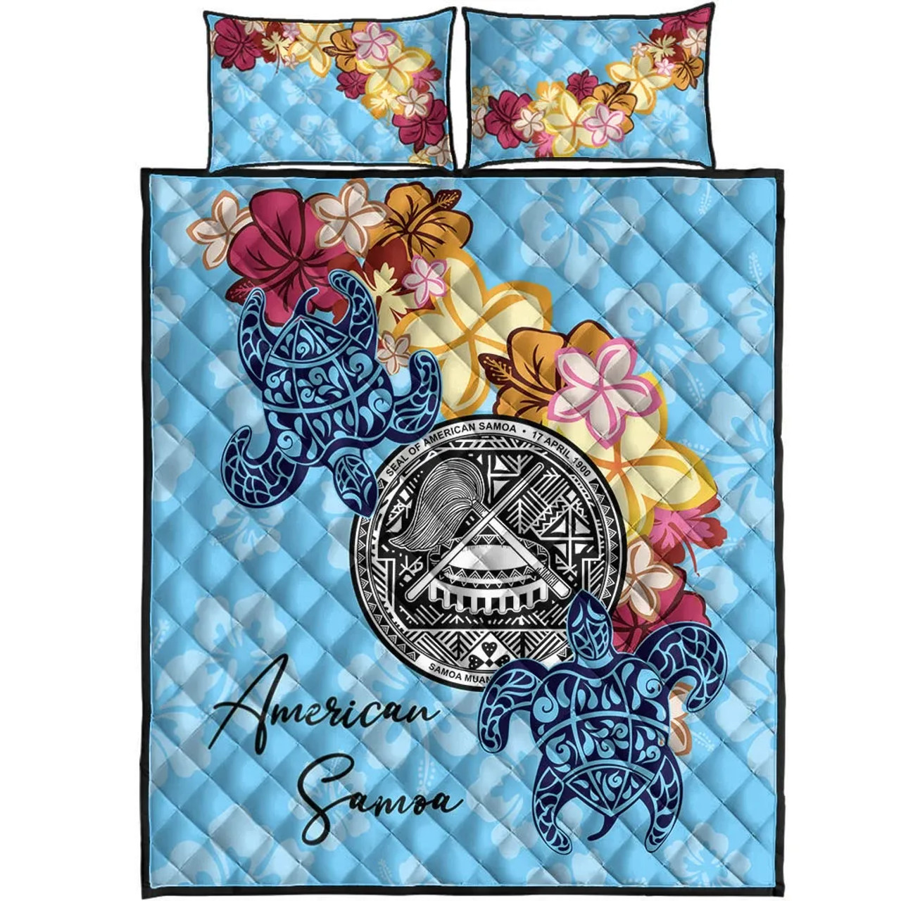 American Samoa Quilt Bed Set - Tropical Style 2