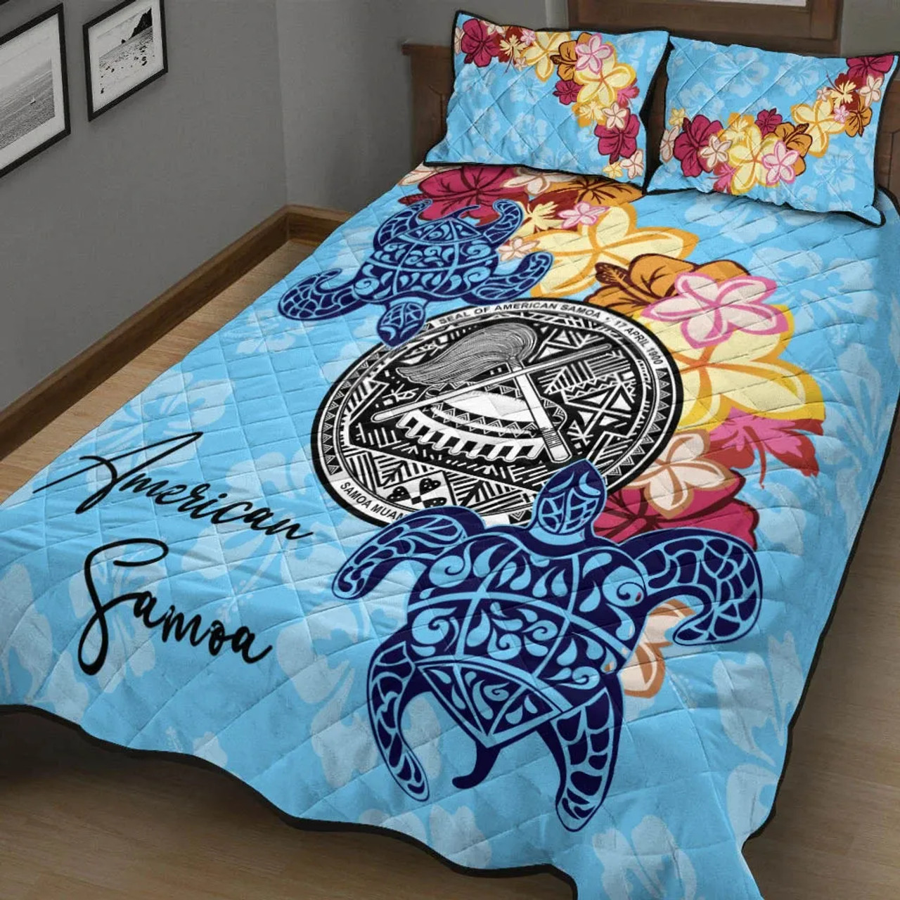 American Samoa Quilt Bed Set - Tropical Style 5