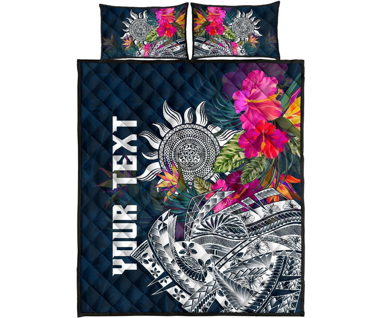 Polynesian Custom Personalised Quilt Bed Set - Summer Vibes 5