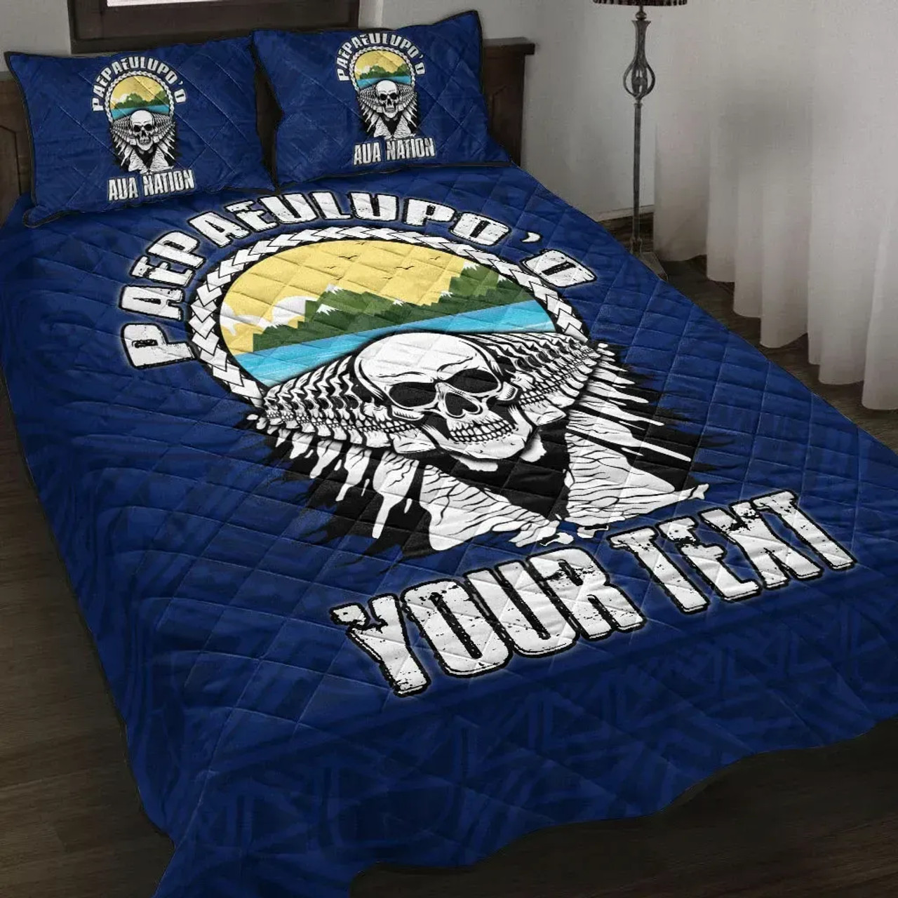 American Samoa Custom Personalised Quilt Bed Set - Paepaeulupo'o Aua (Ver 2) 1