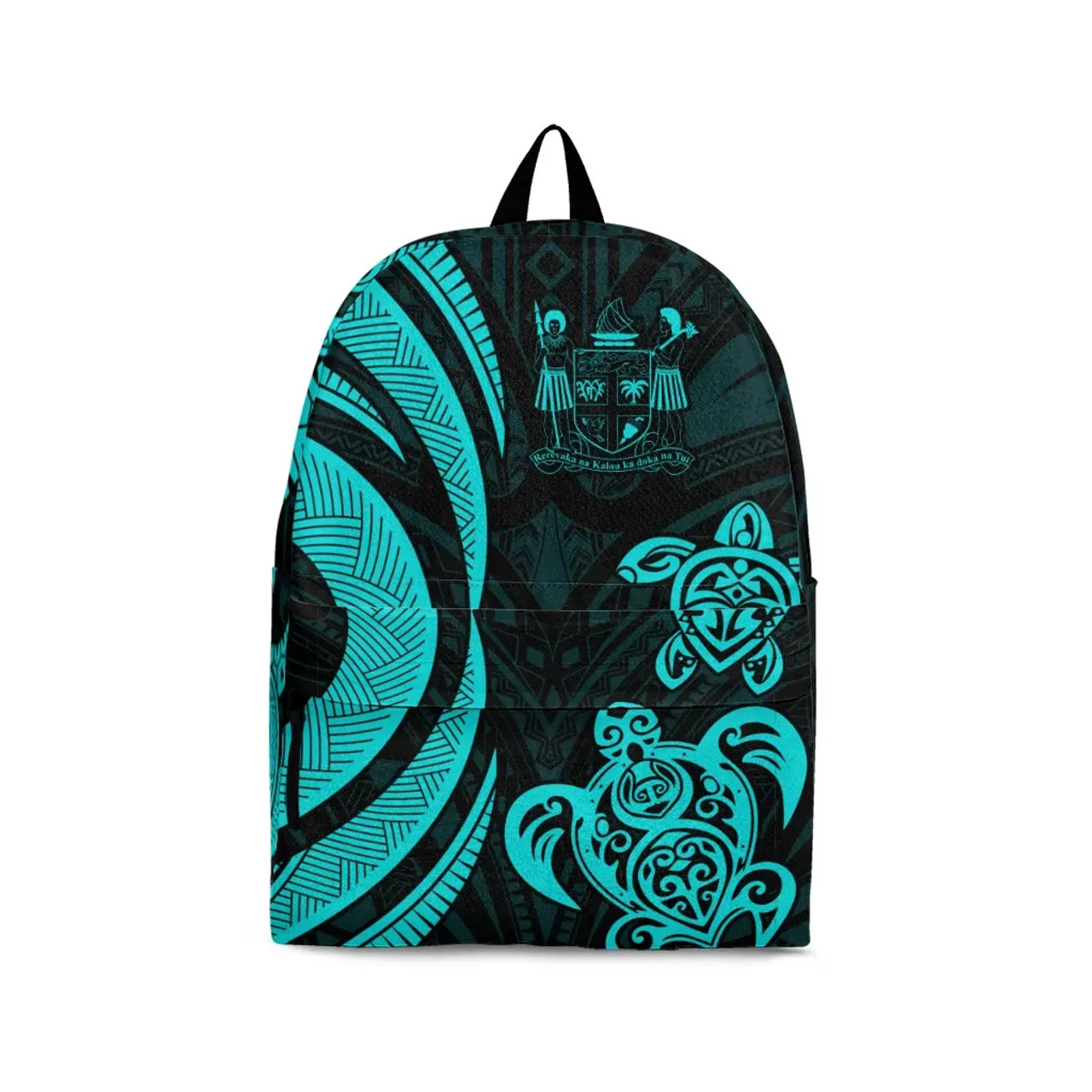 Fiji Backpack - Turquoise Tentacle Turtle Crest 1
