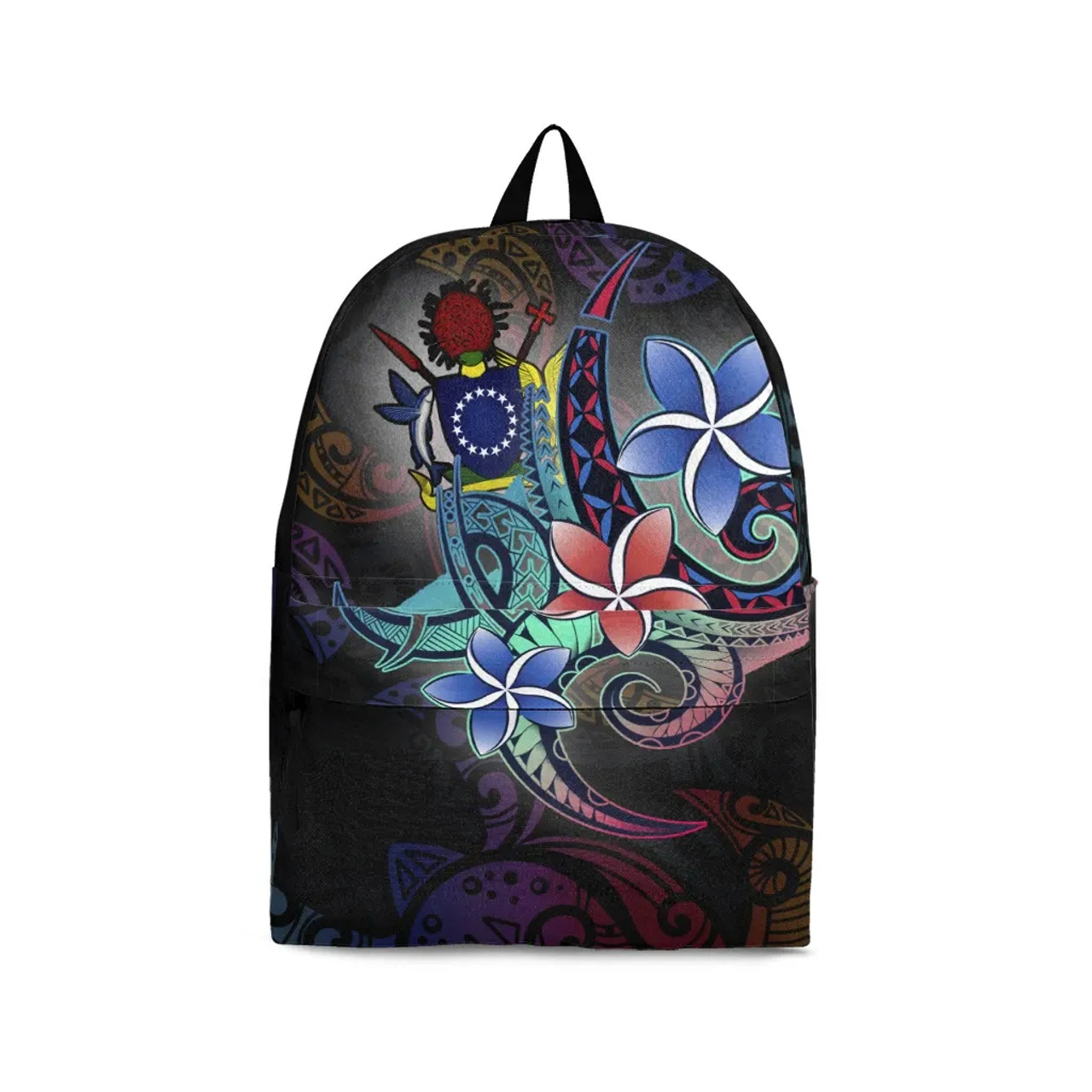 Cook Islands Backpack - Plumeria Flowers Style 1