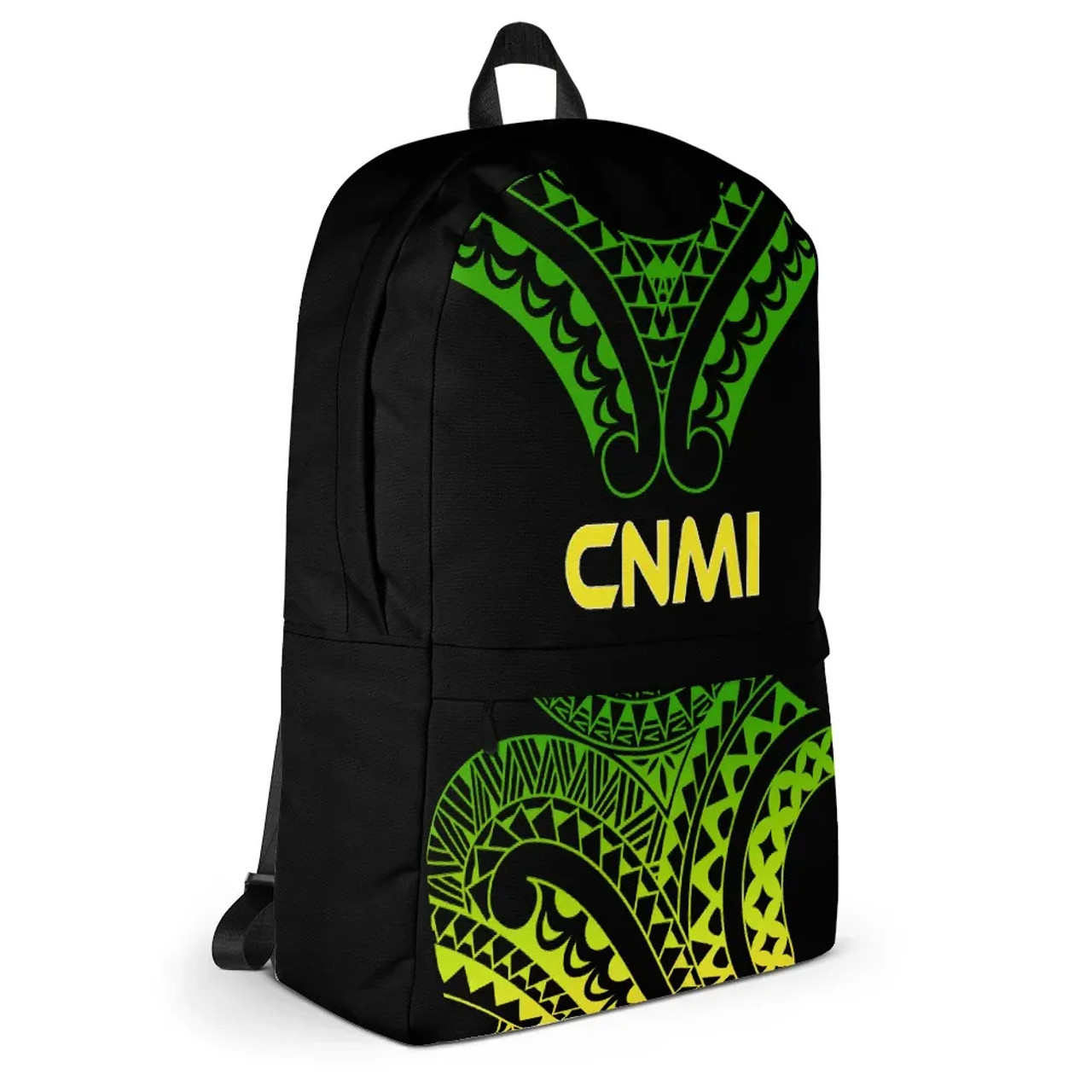 Northern Mariana Islands Polynesian Backpack - Reggae Tribal Pattern 6