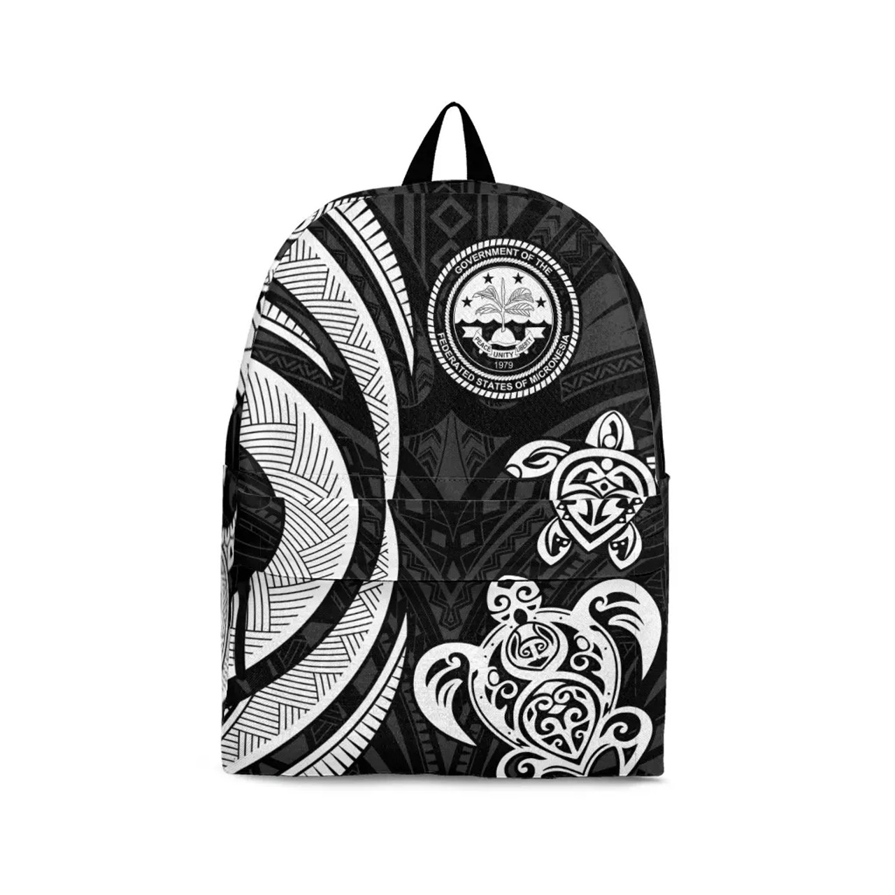 Federated States of Micronesia Backpack - White Tentacle Turtle 1