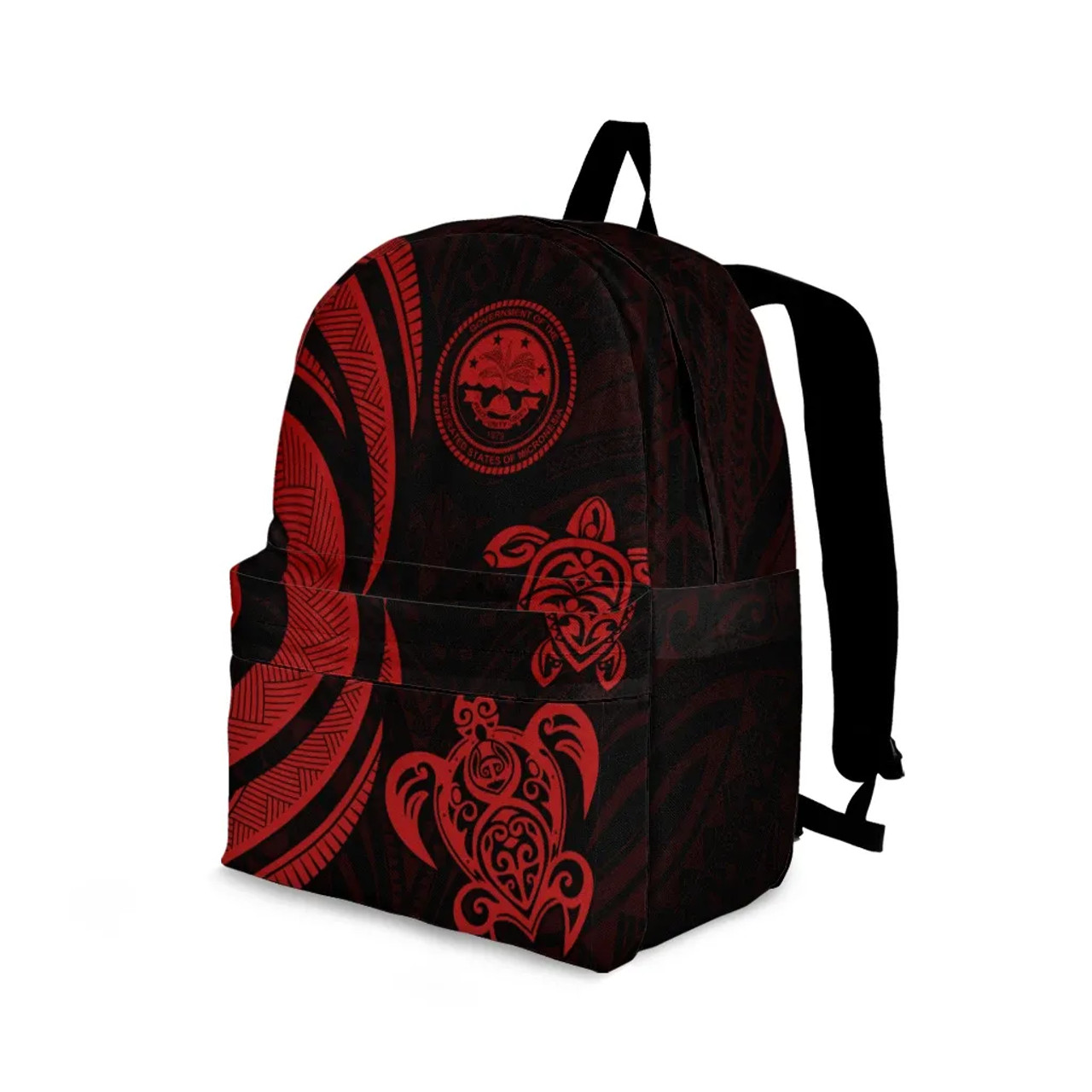 Federated States of Micronesia Backpack - Red Tentacle Turtle 2