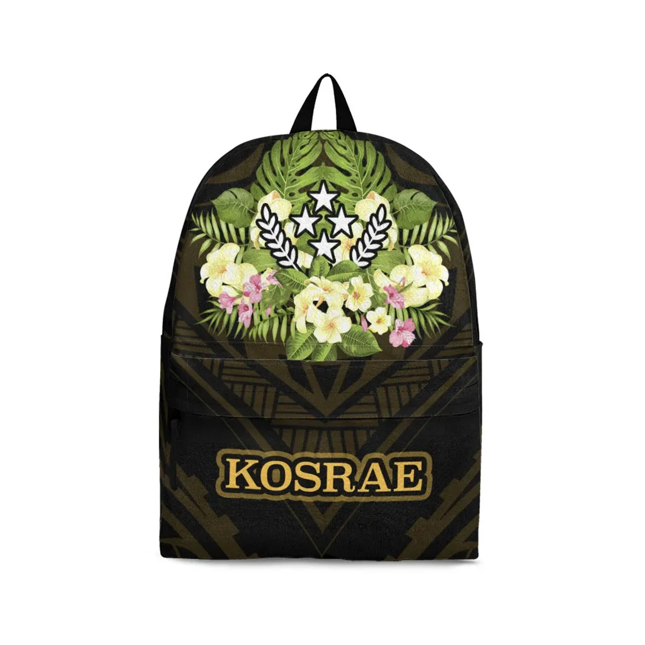 Kosrae State Backpack - Polynesian Gold Patterns Collection 1