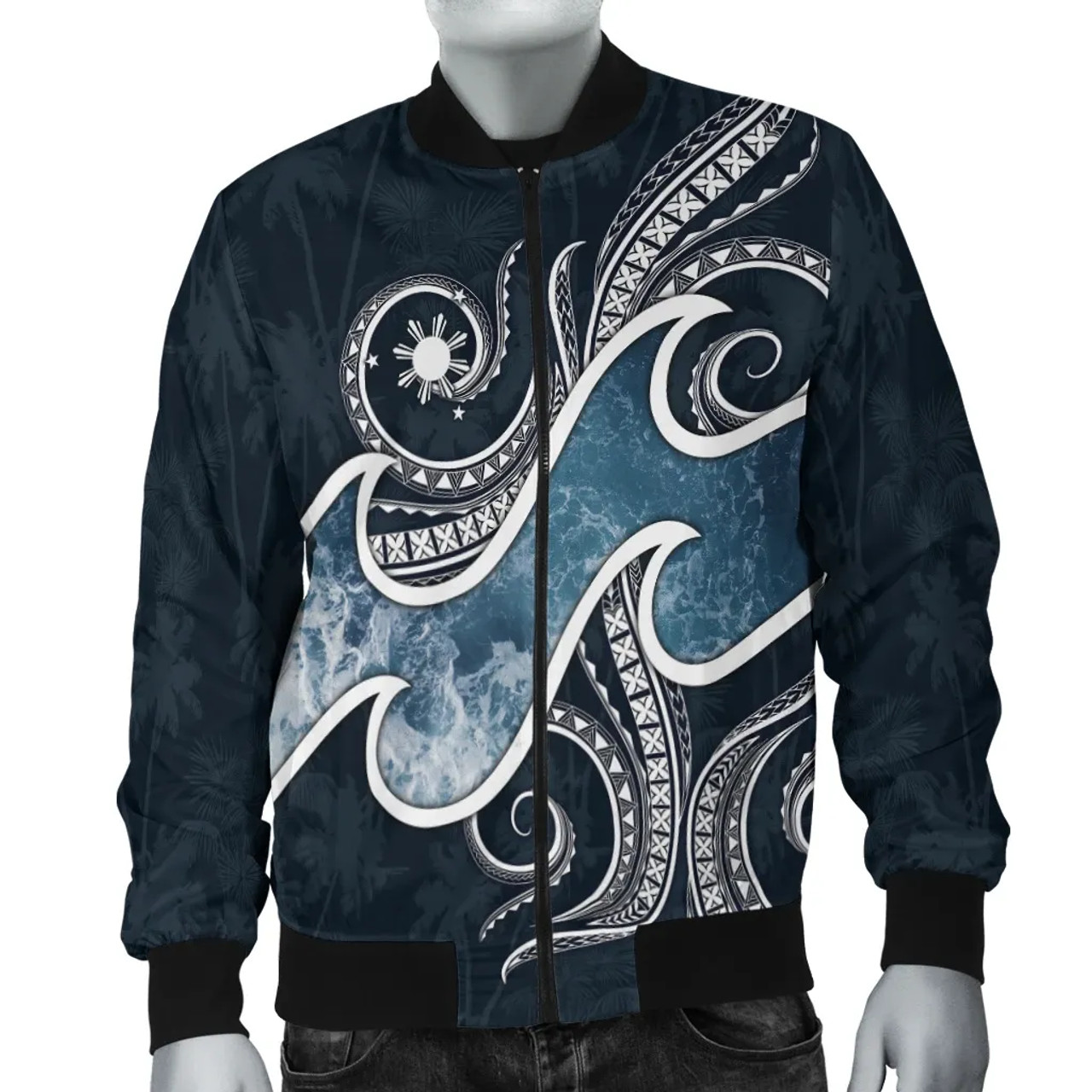 The Philippines Bomber Jacket - Ocean Style 3