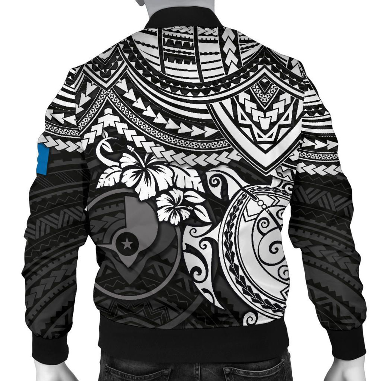 Yap Polynesian Bomber Jacket - White Turtle 2