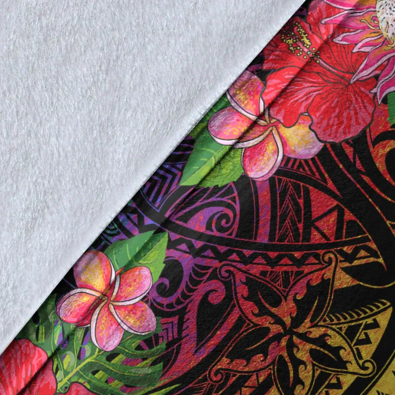 Tuvalu Premium Blanket - Tropical Hippie Style 8