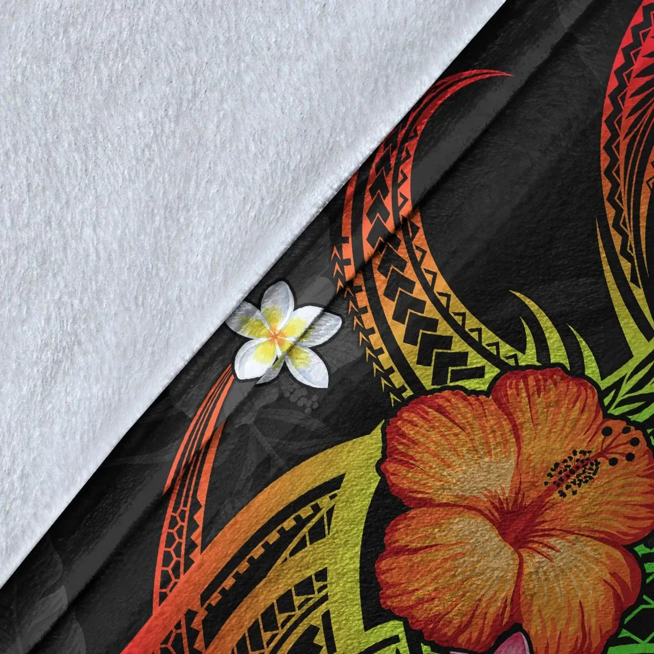 Pohnpei Polynesian Premium Blanket - Legend of Pohnpei (Reggae) 7