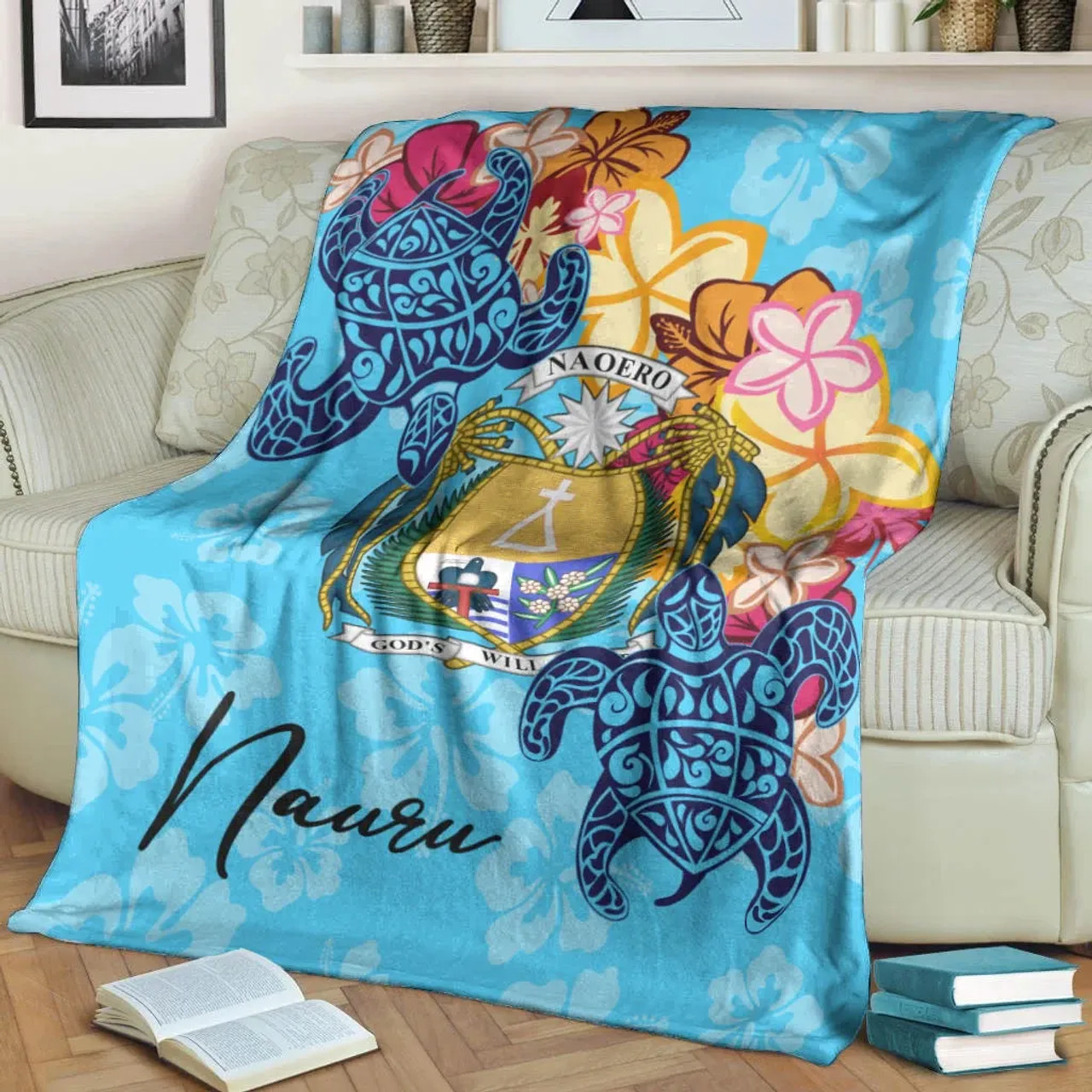 Nauru Premium Blanket - Tropical Style 6