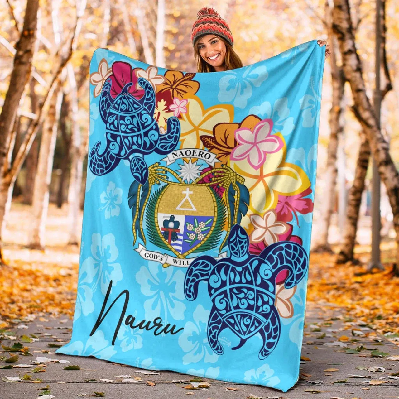 Nauru Premium Blanket - Tropical Style 8