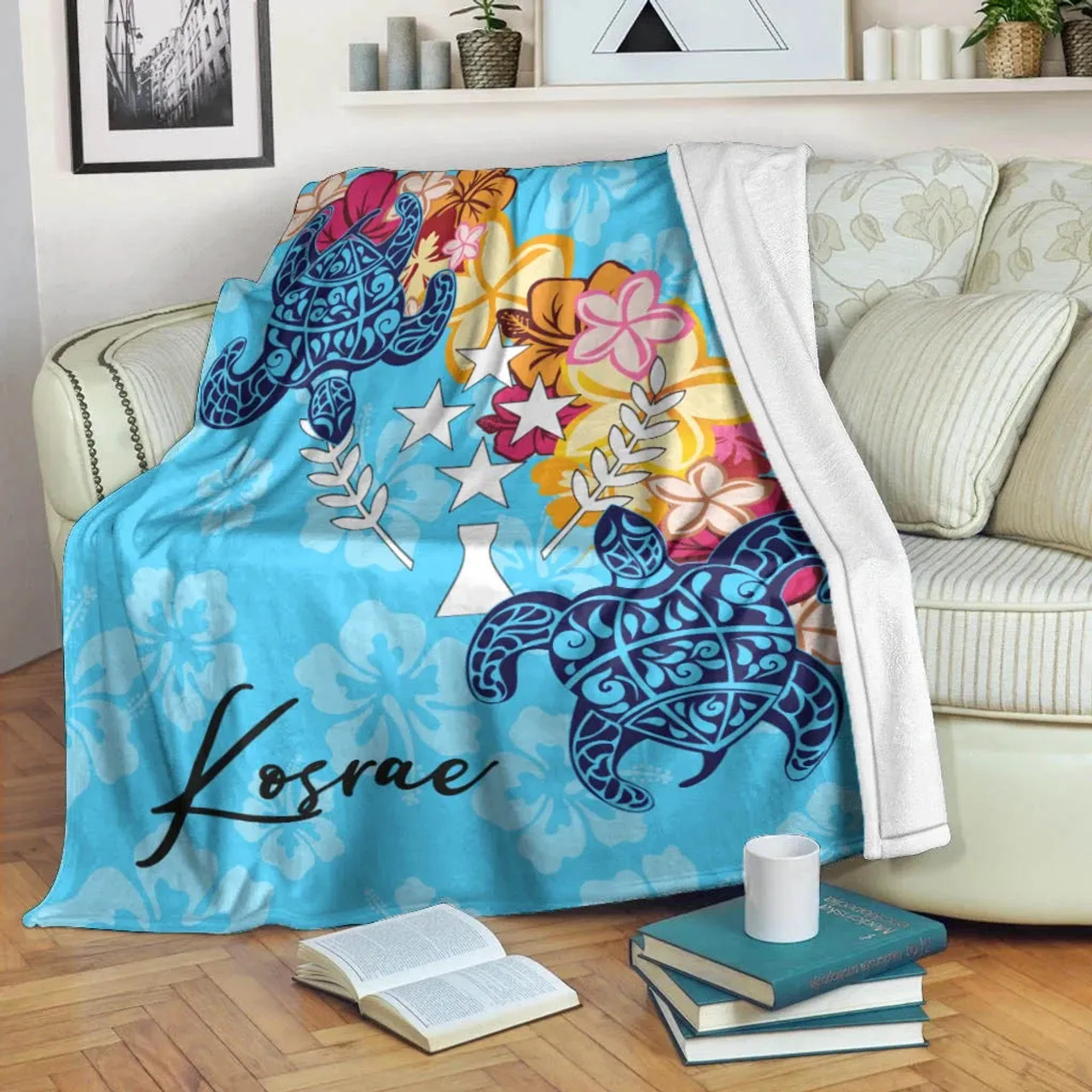 Kosrae Premium Blanket - Tropical Style 1