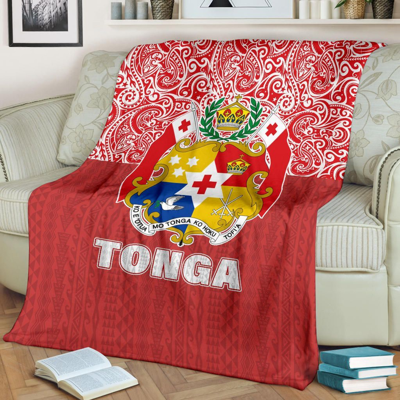Tonga Premium Blanket - Polynesian Design 2