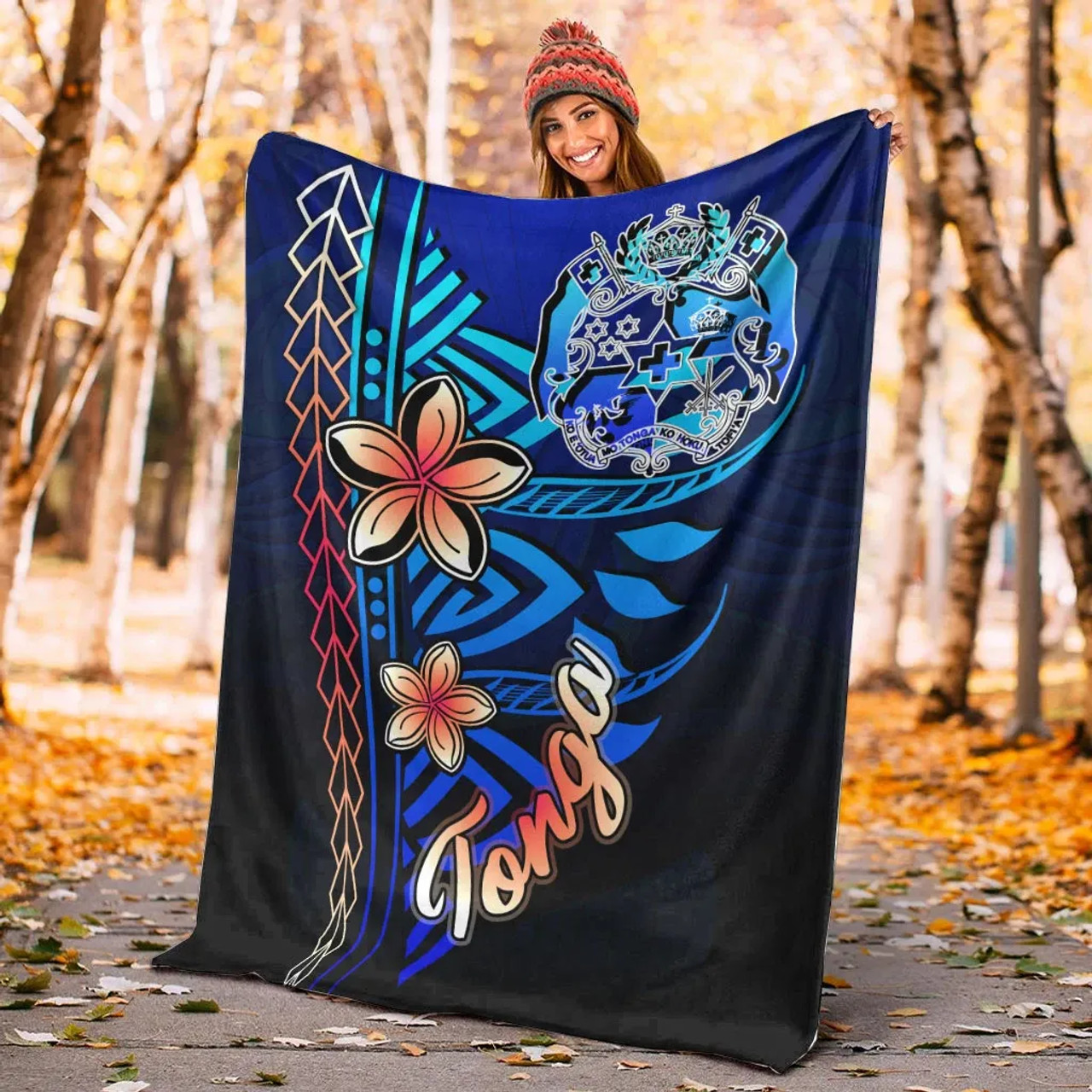 Tonga Premium Blanket - Vintage Tribal Mountain 2