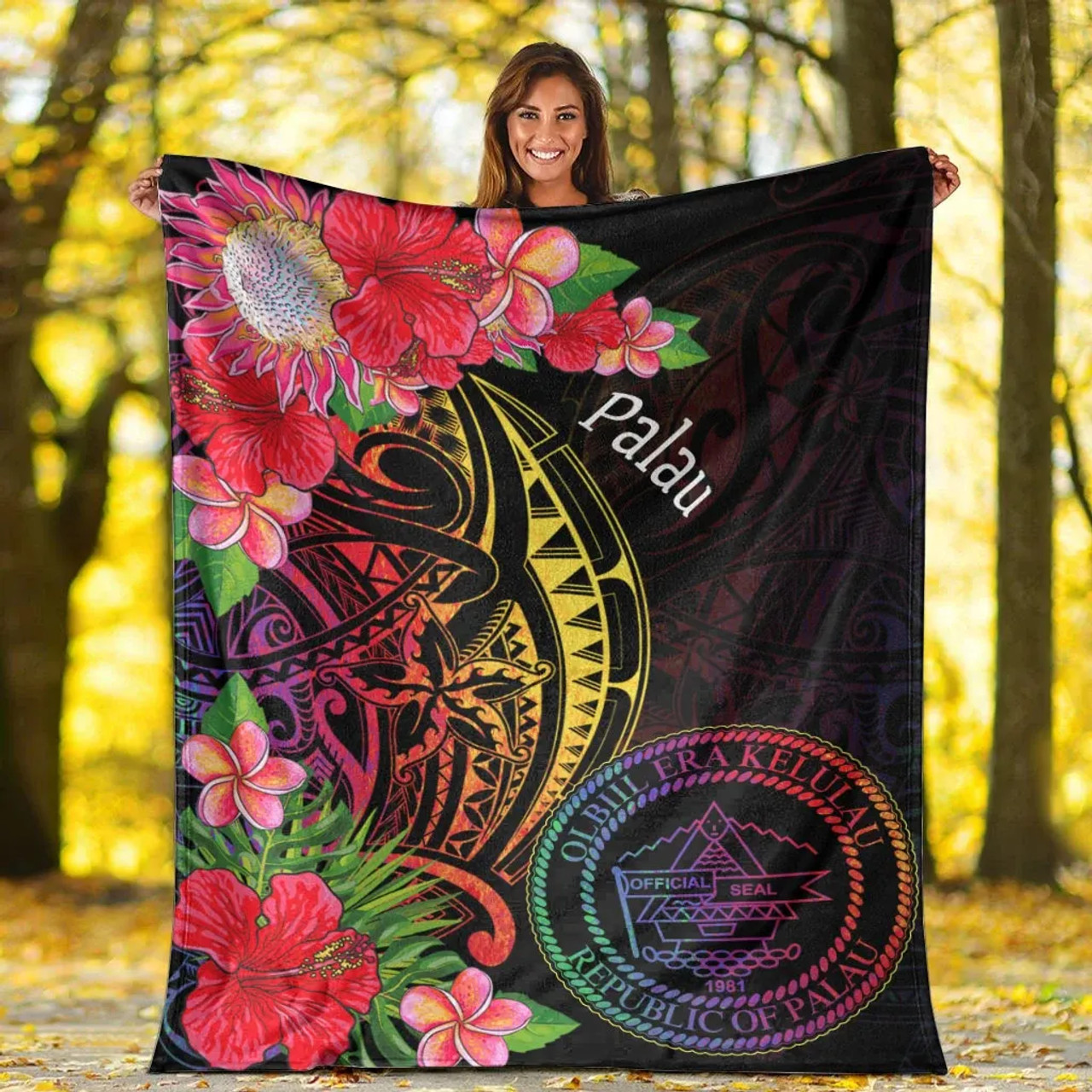 Palau Premium Blanket - Tropical Hippie Style 5