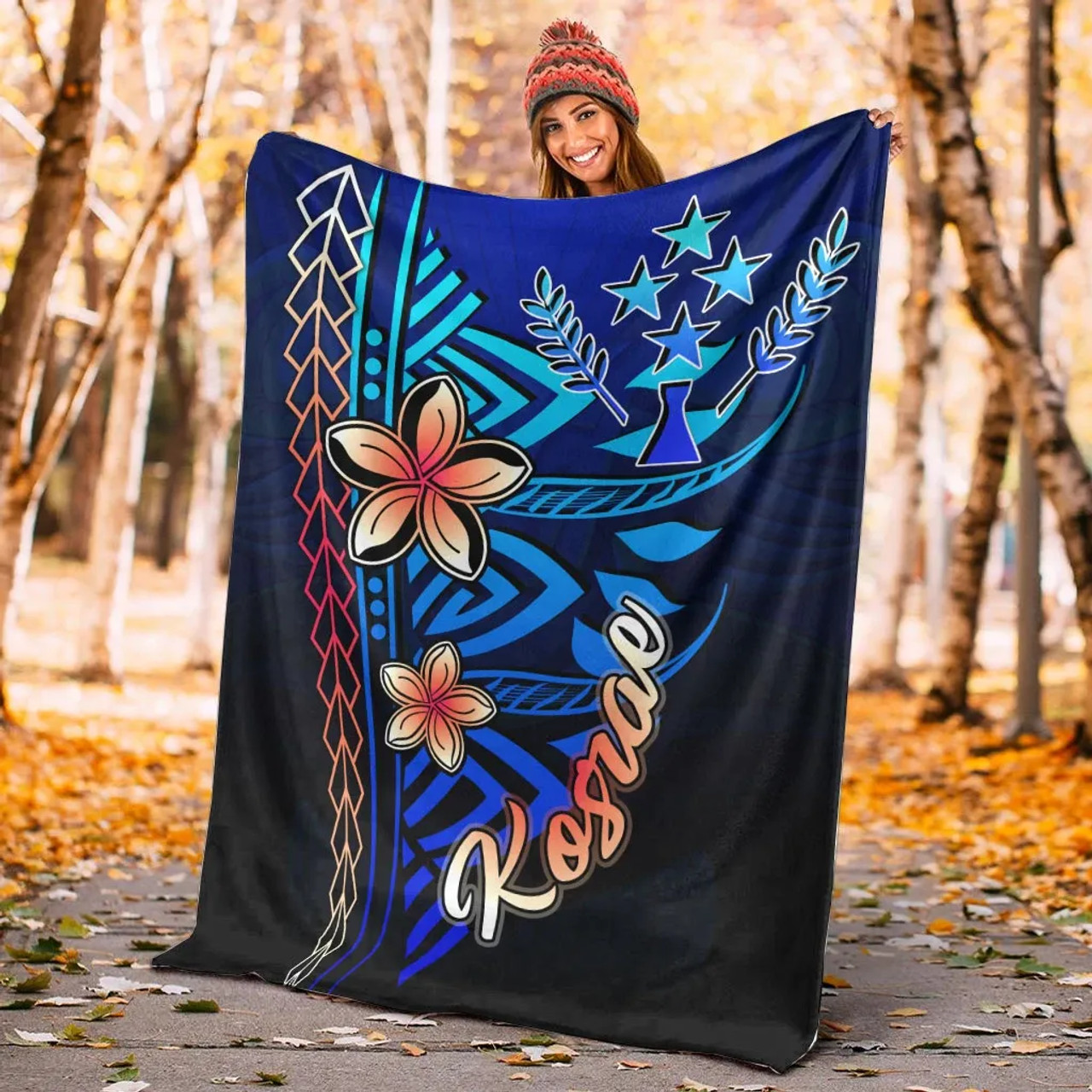 Kosrae Premium Blanket - Vintage Tribal Mountain 2