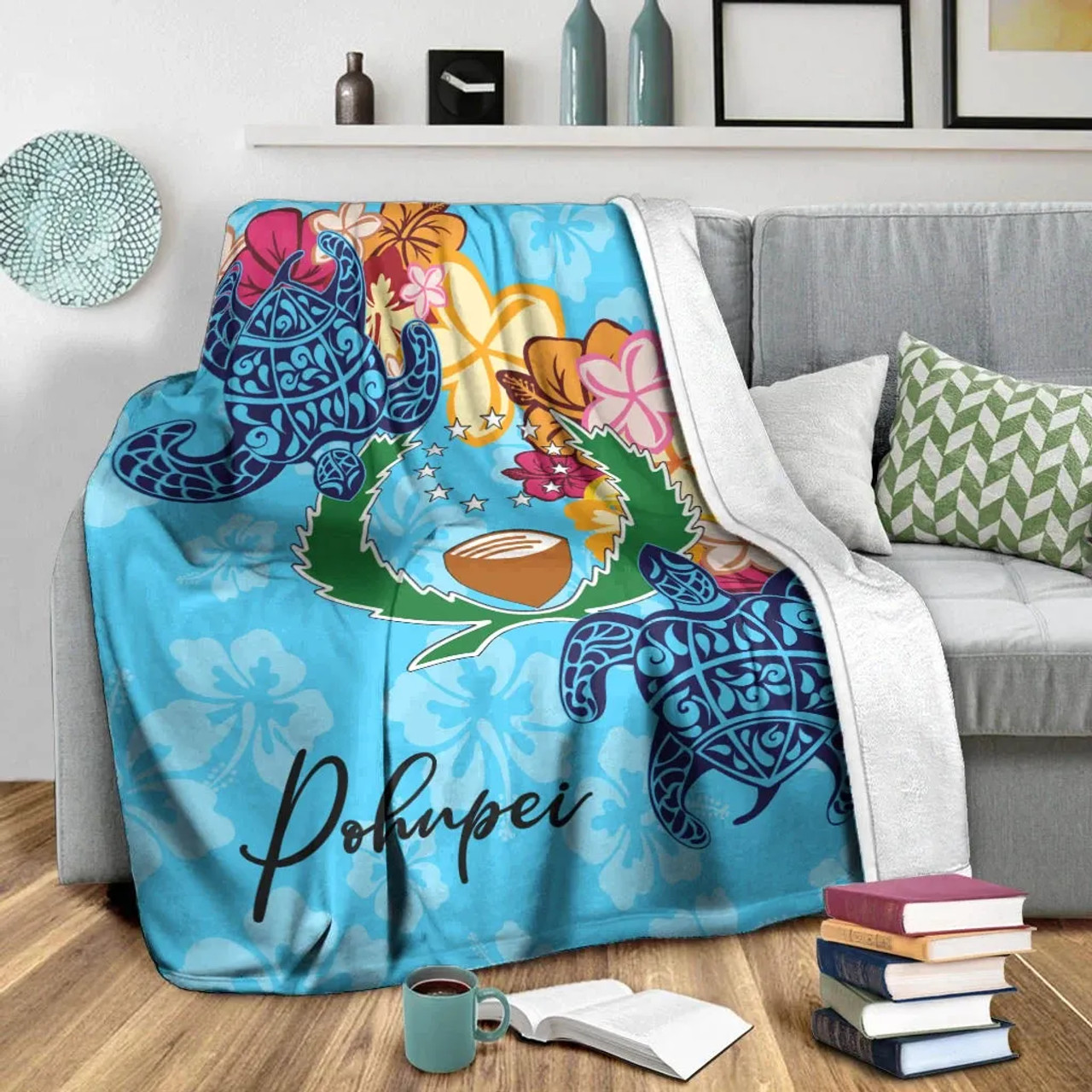 Pohnpei  Premium Blanket - Tropical Style 7