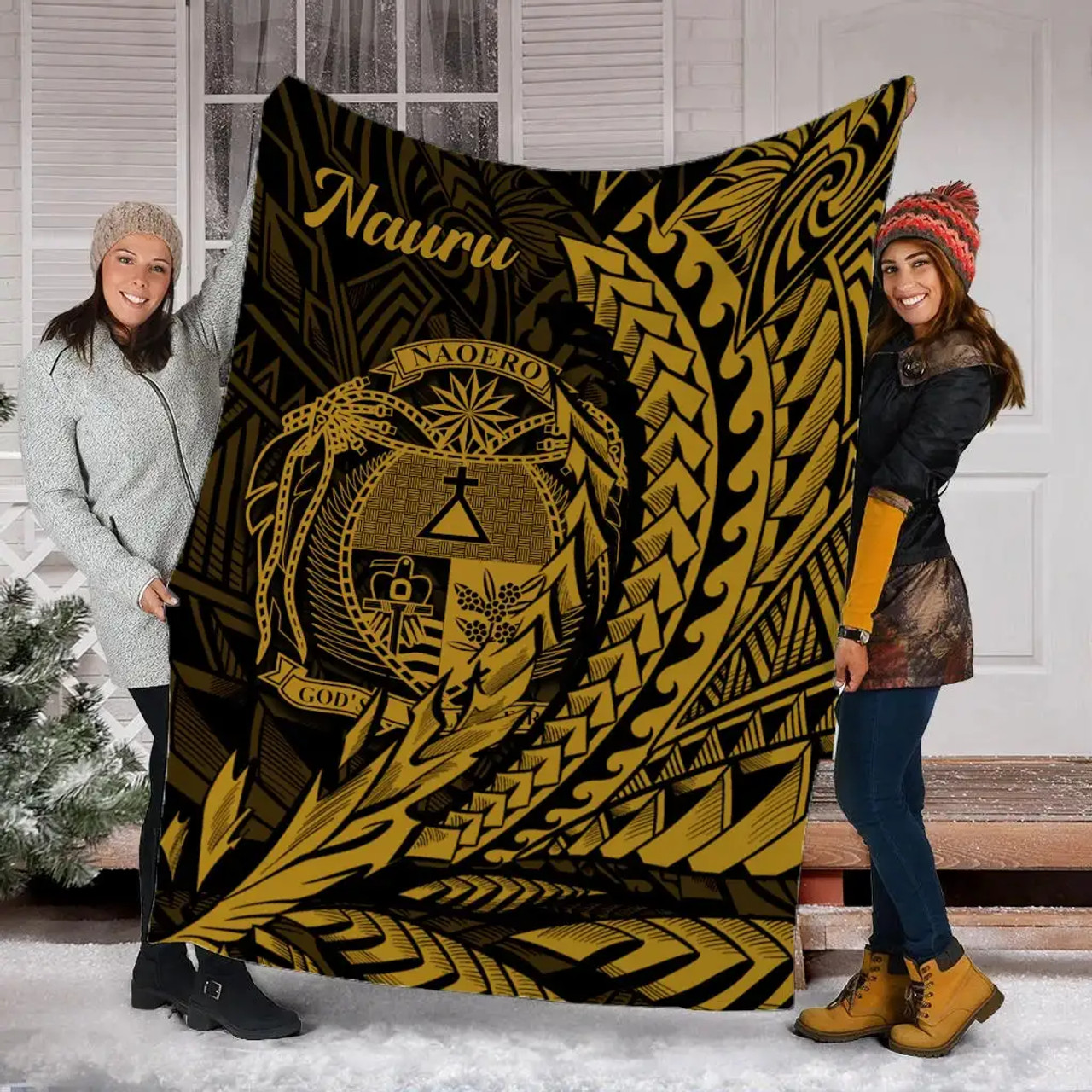 Nauru Premium Blanket - Wings style 2