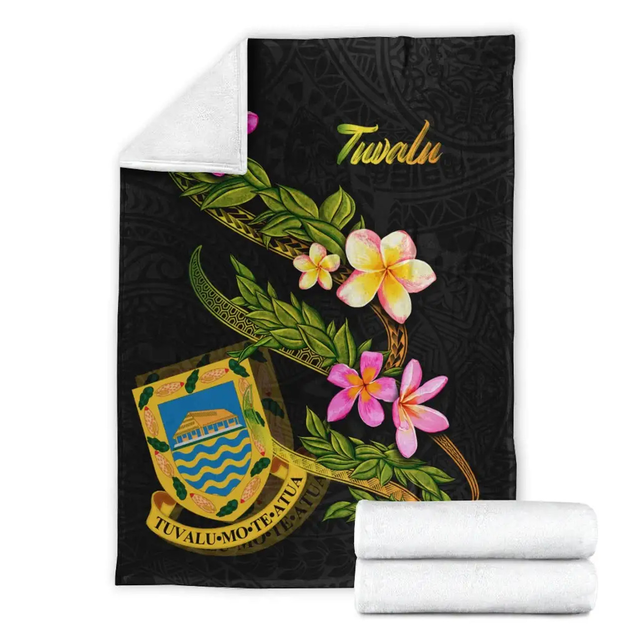 Tuvalu Polynesian Blanket - Plumeria Tribal 7