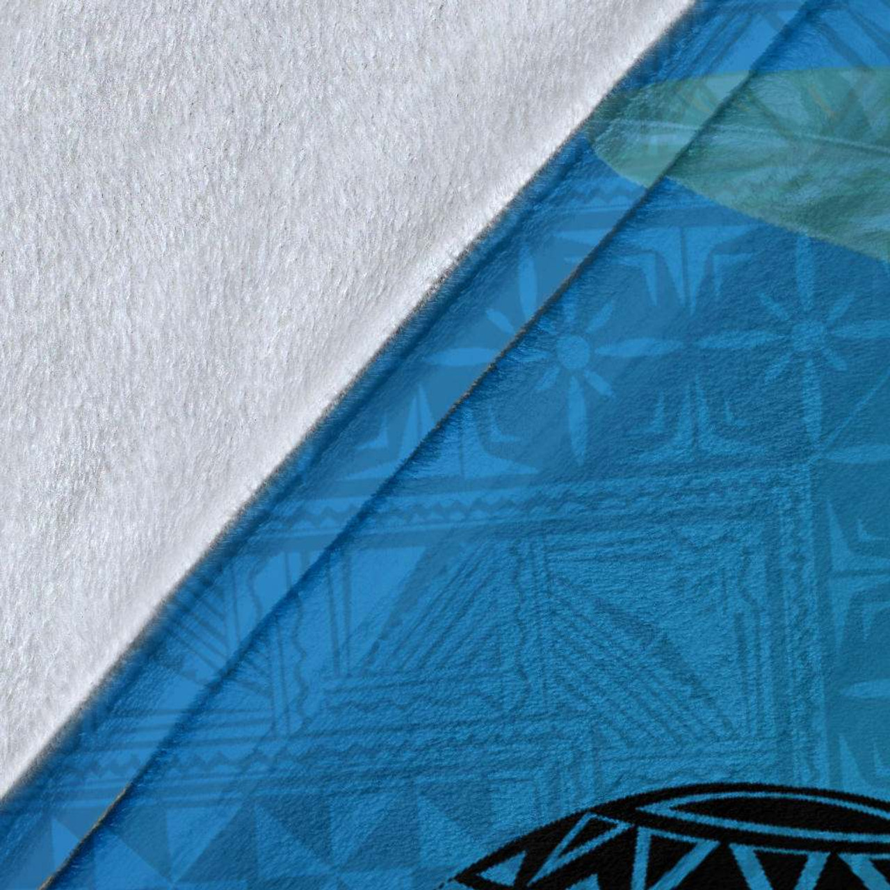 Fiji Premium Blanket - Turtle Hibiscus Tapa Patterns 5