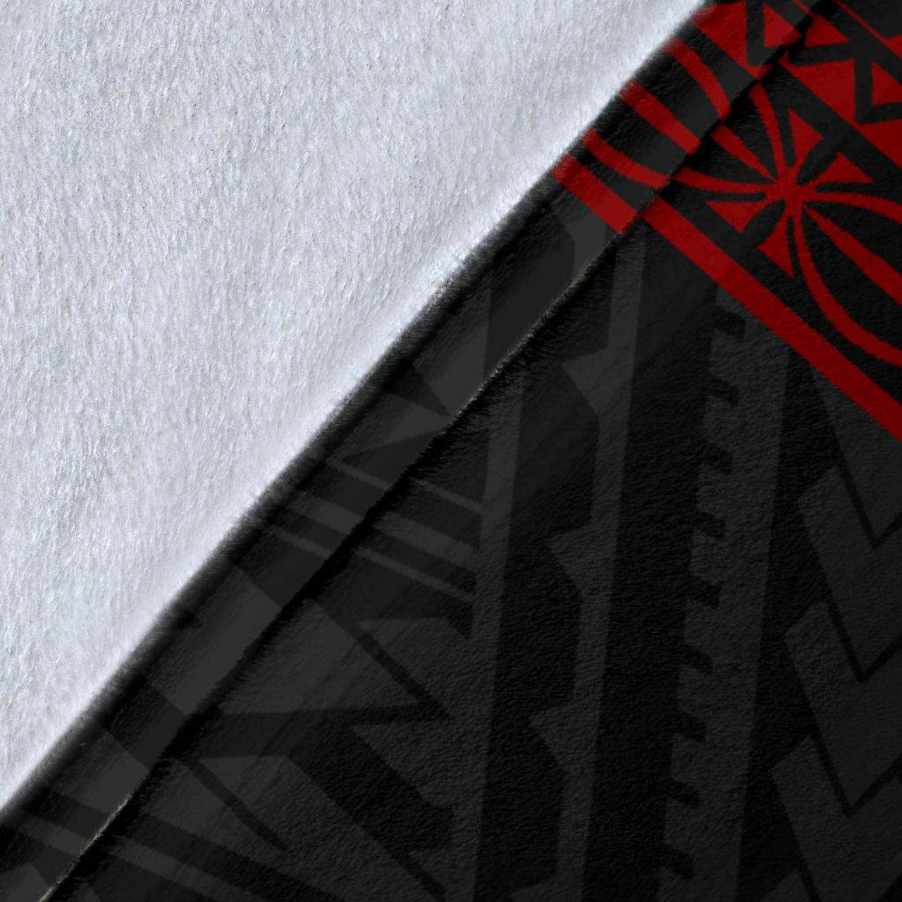 Pohnpei Premium Blanket - Micronesian Red Version 5