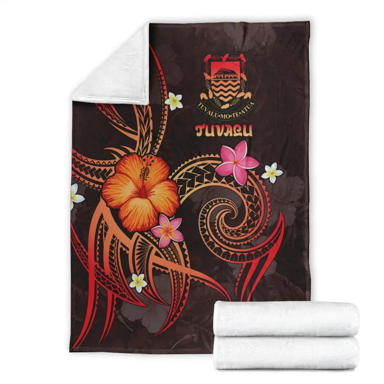 Tuvalu Polynesian Premium Blanket - Legend of Tuvalu (Red) 7