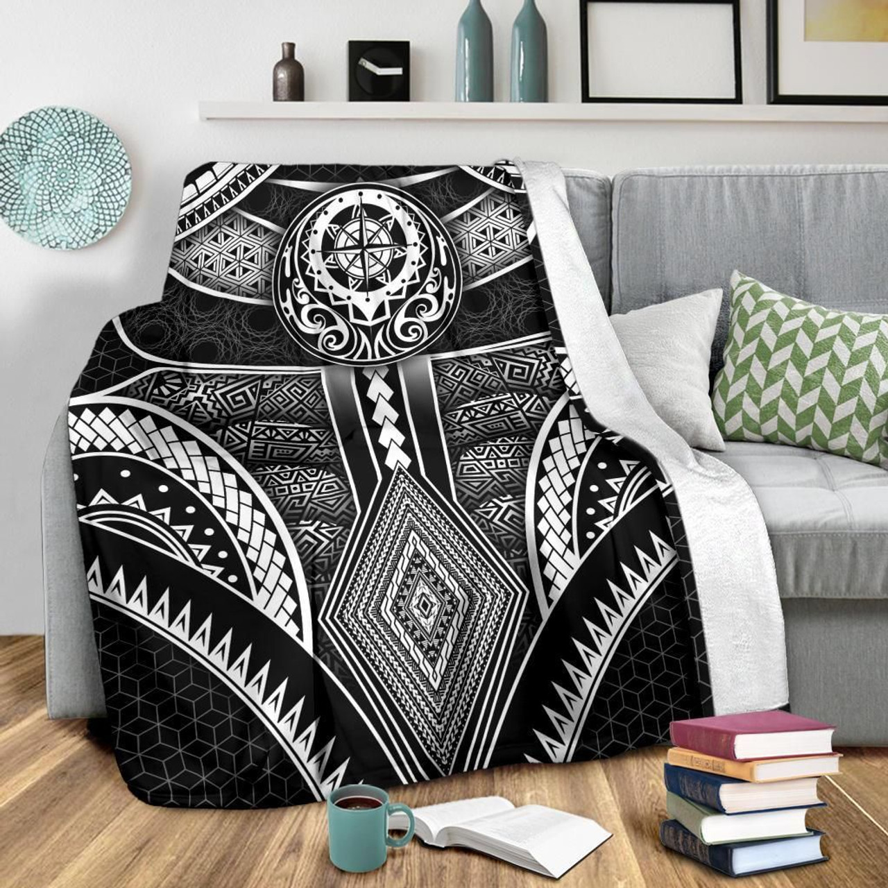 Polynesian Premium Blanket - Patterns Poly Unique 3