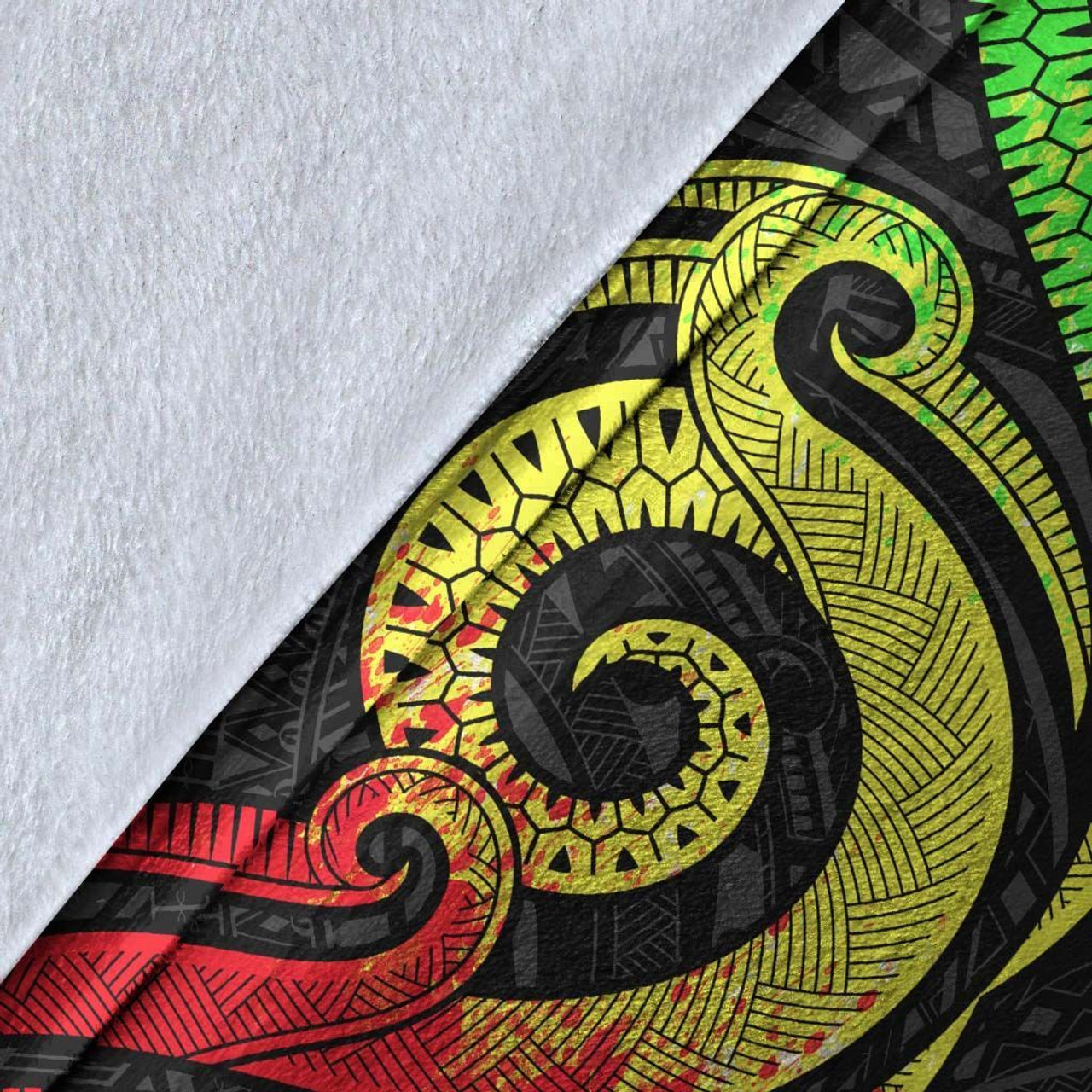 Tokelau Premium Blanket - Reggae Tentacle Turtle 7