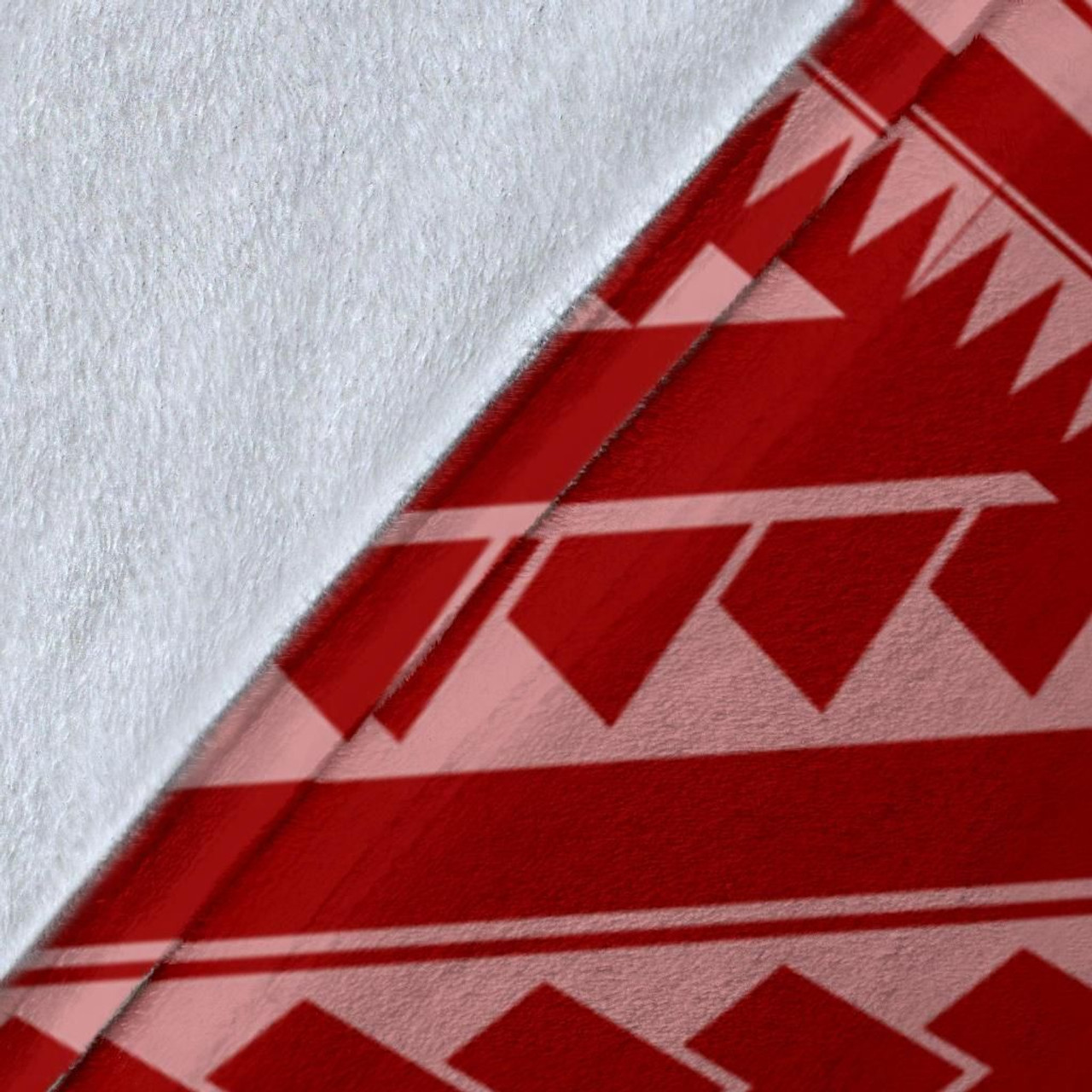 Tahiti Personalised Premium Blanket - Tahiti Seal In Polynesian Tattoo Style (Red) 8