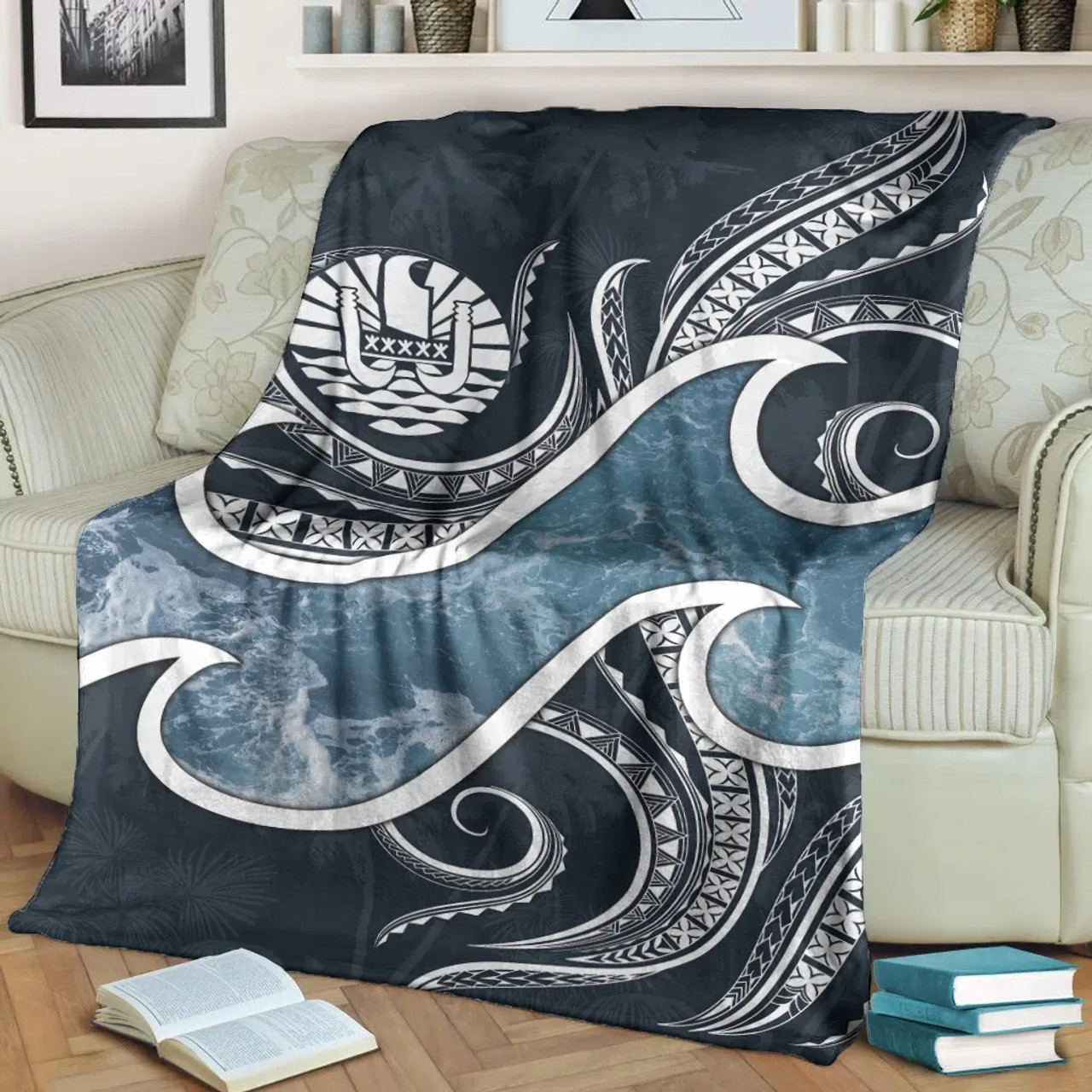 Tahiti Polynesian Premium Blanket - Ocean Style 8