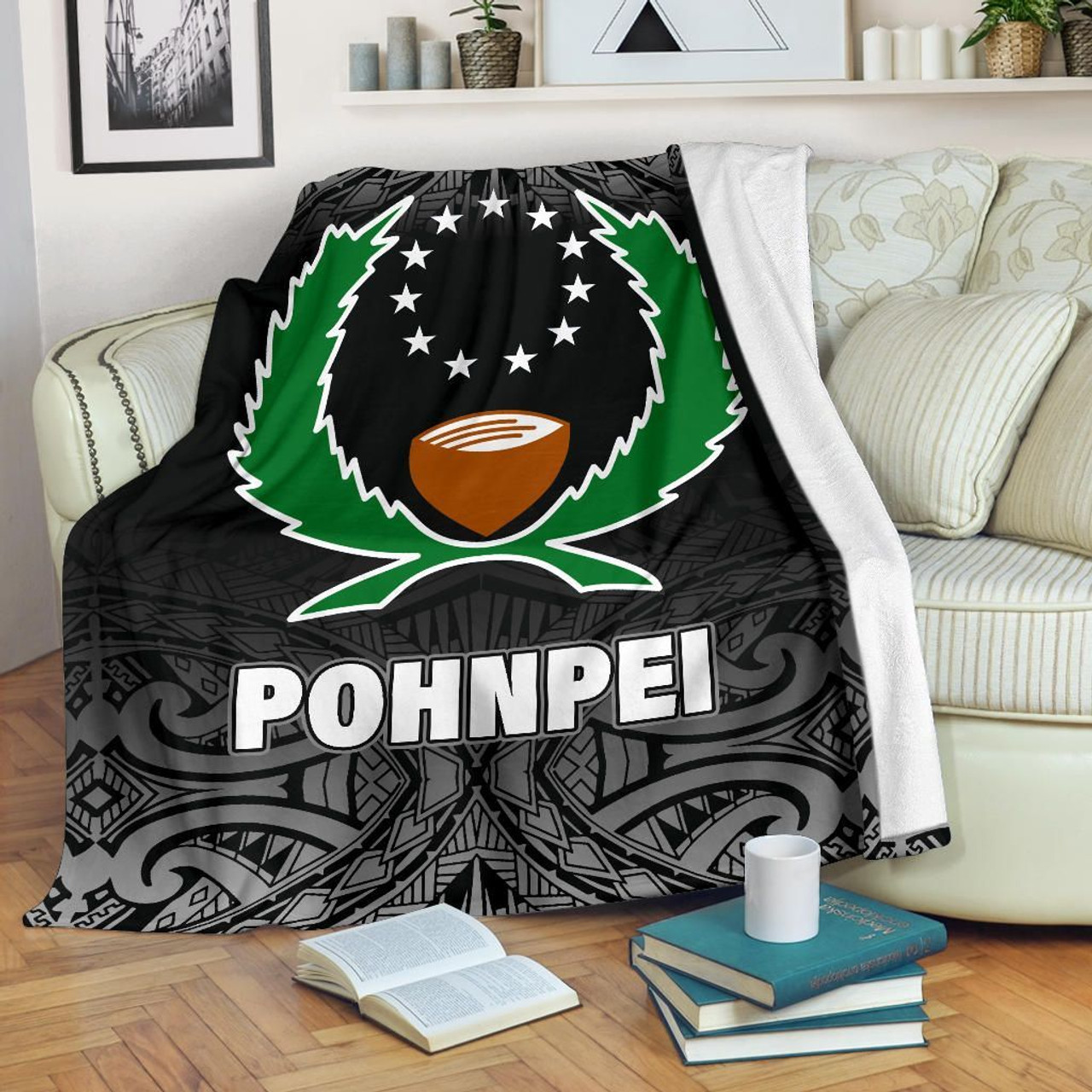 Pohnpei Premium Blanket - Fog Style 1