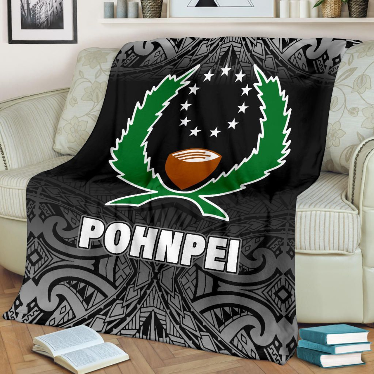 Pohnpei Premium Blanket - Fog Style 2